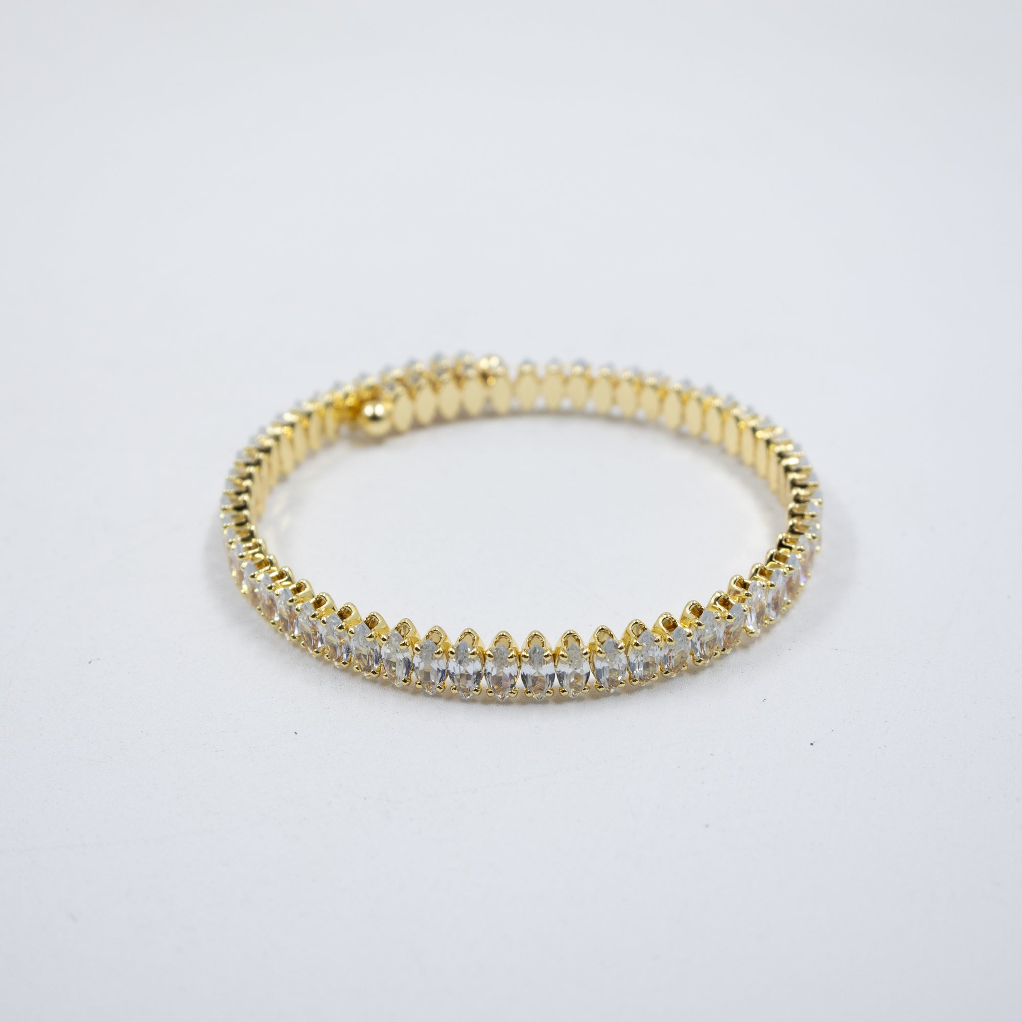 Pulseras Doradas con Piedras M5 Oro Laminado