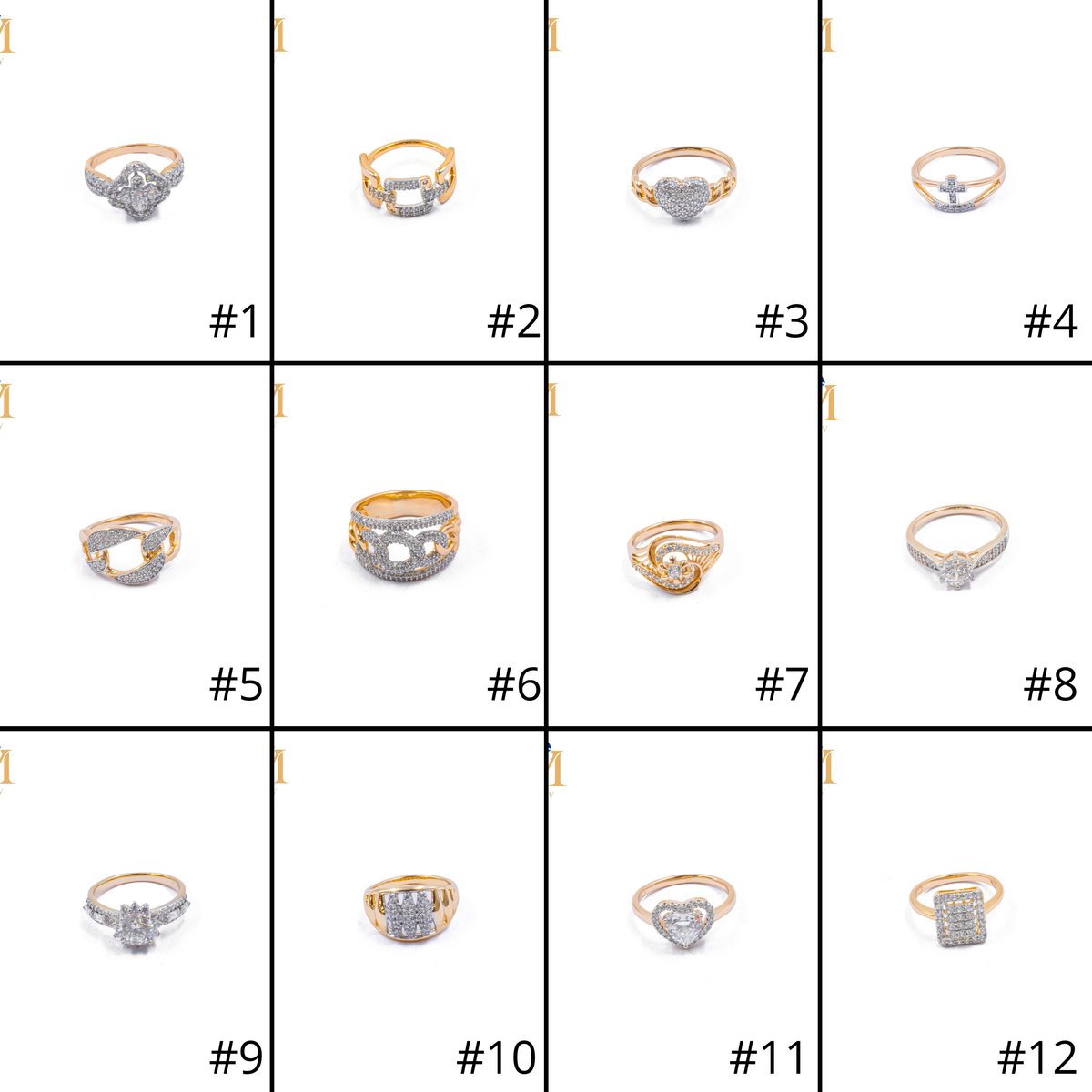 [12/SEPTIEMBRE/26] Anillo XUPING Oro Rosado M6 Oro Laminado