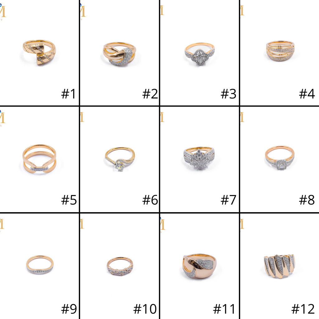 [12/SEPTIEMBRE/26] Anillo XUPING Oro Rosado M4 Oro Laminado