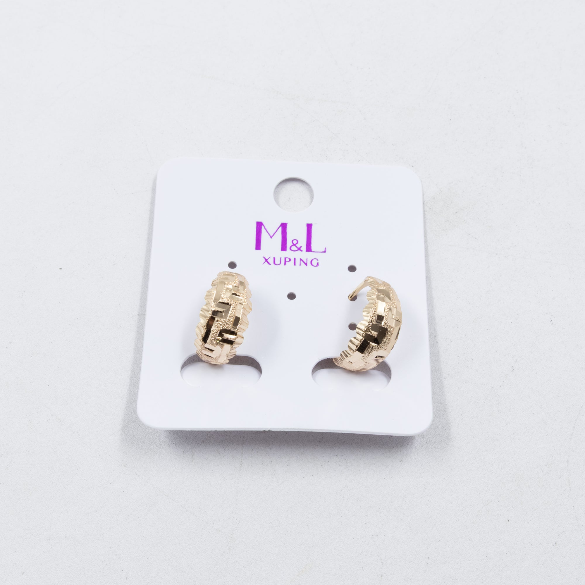 Aretes Xuping Dorados M12 Oro Laminado