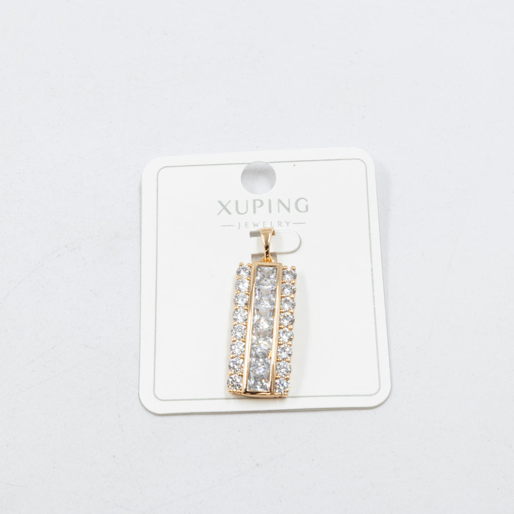 Dijes Xuping con Piedras M6 Oro Laminado