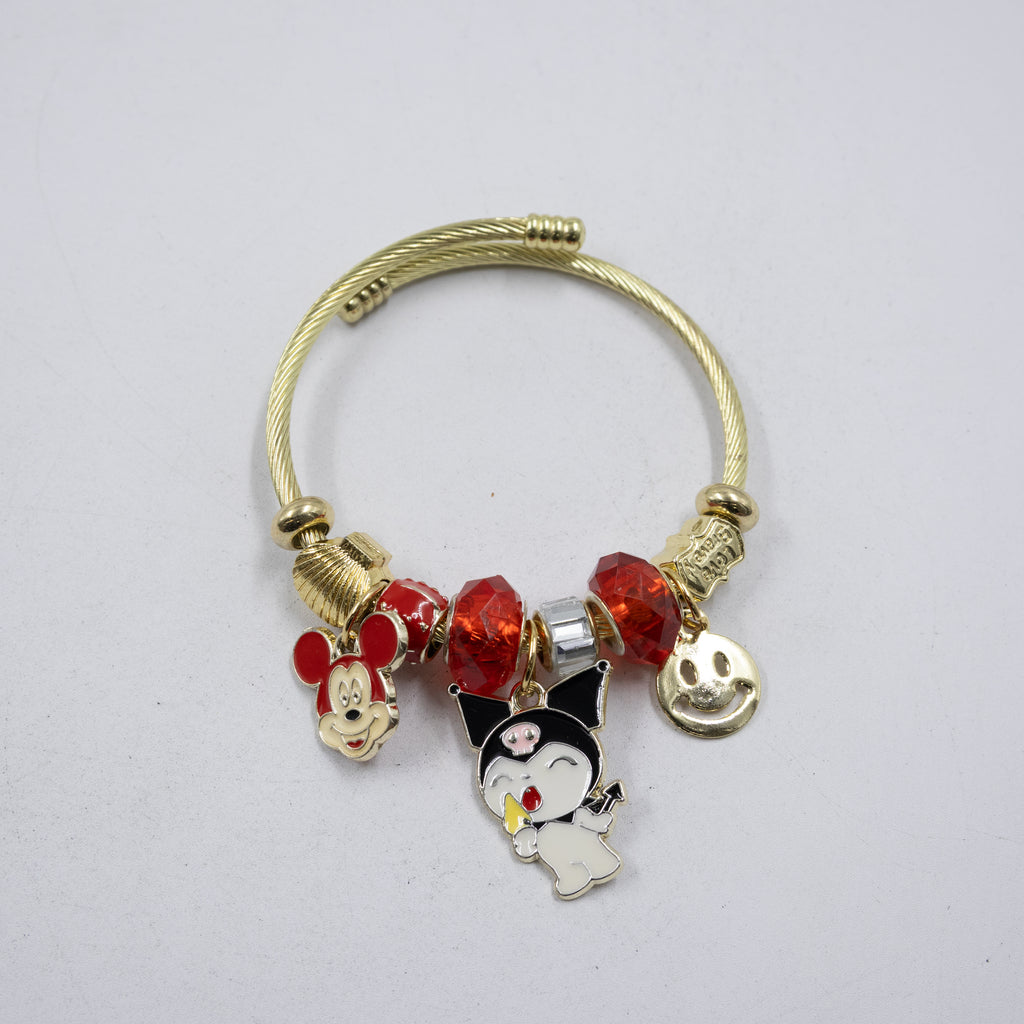 Pulsera tipo Pandora M3 Oro Laminado