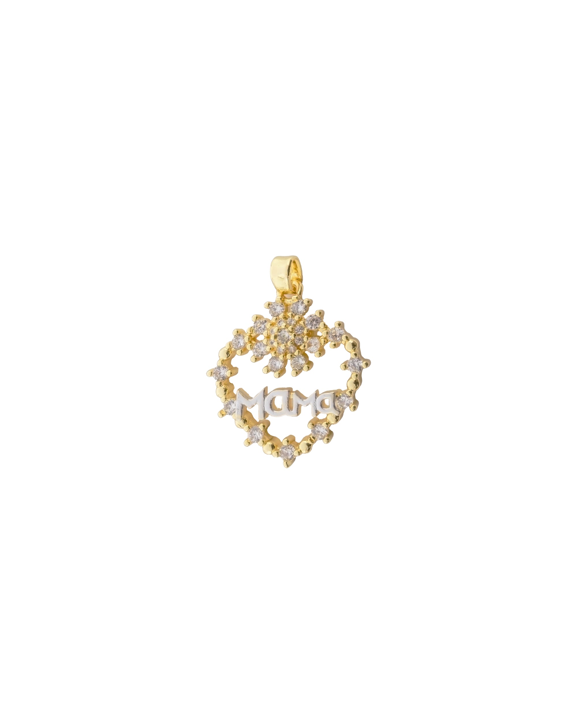 Dije de corazon M183 - Oro laminado
