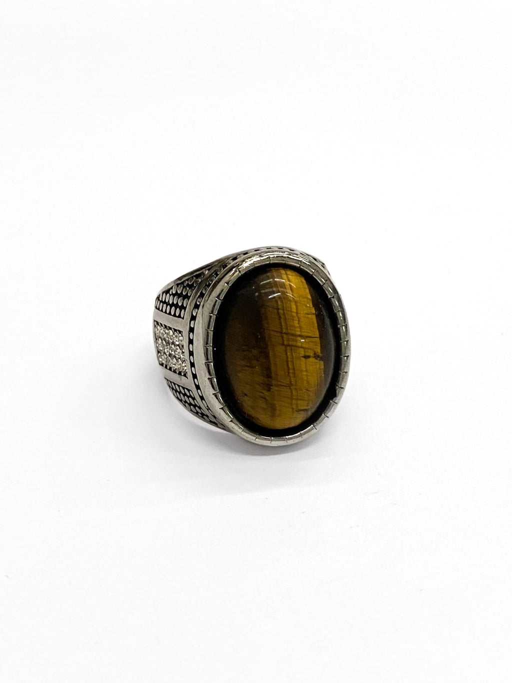 Anillo Dorado y Plateado Acero Inoxidable M21