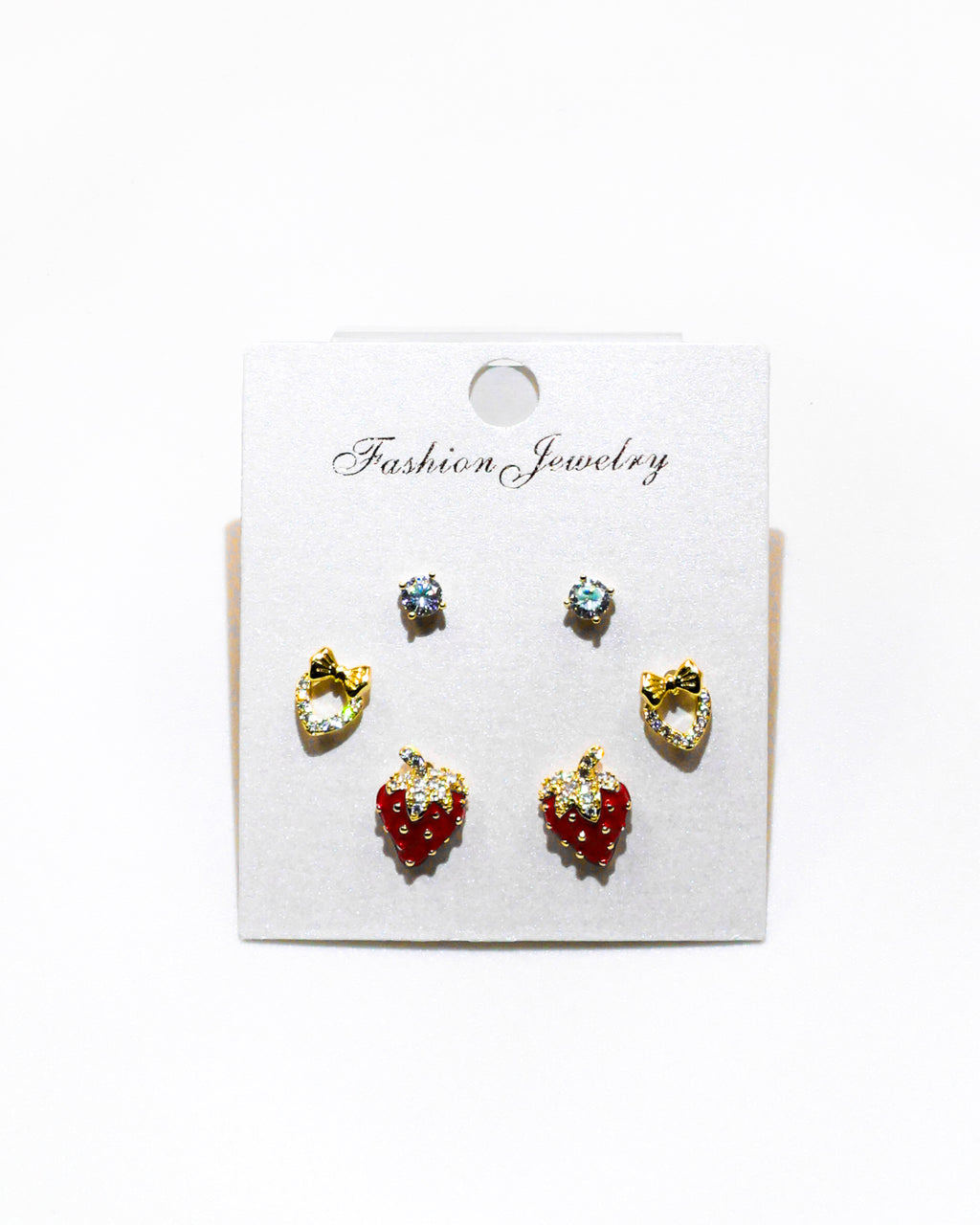 Set Aretes X3 - M5 Oro Laminado