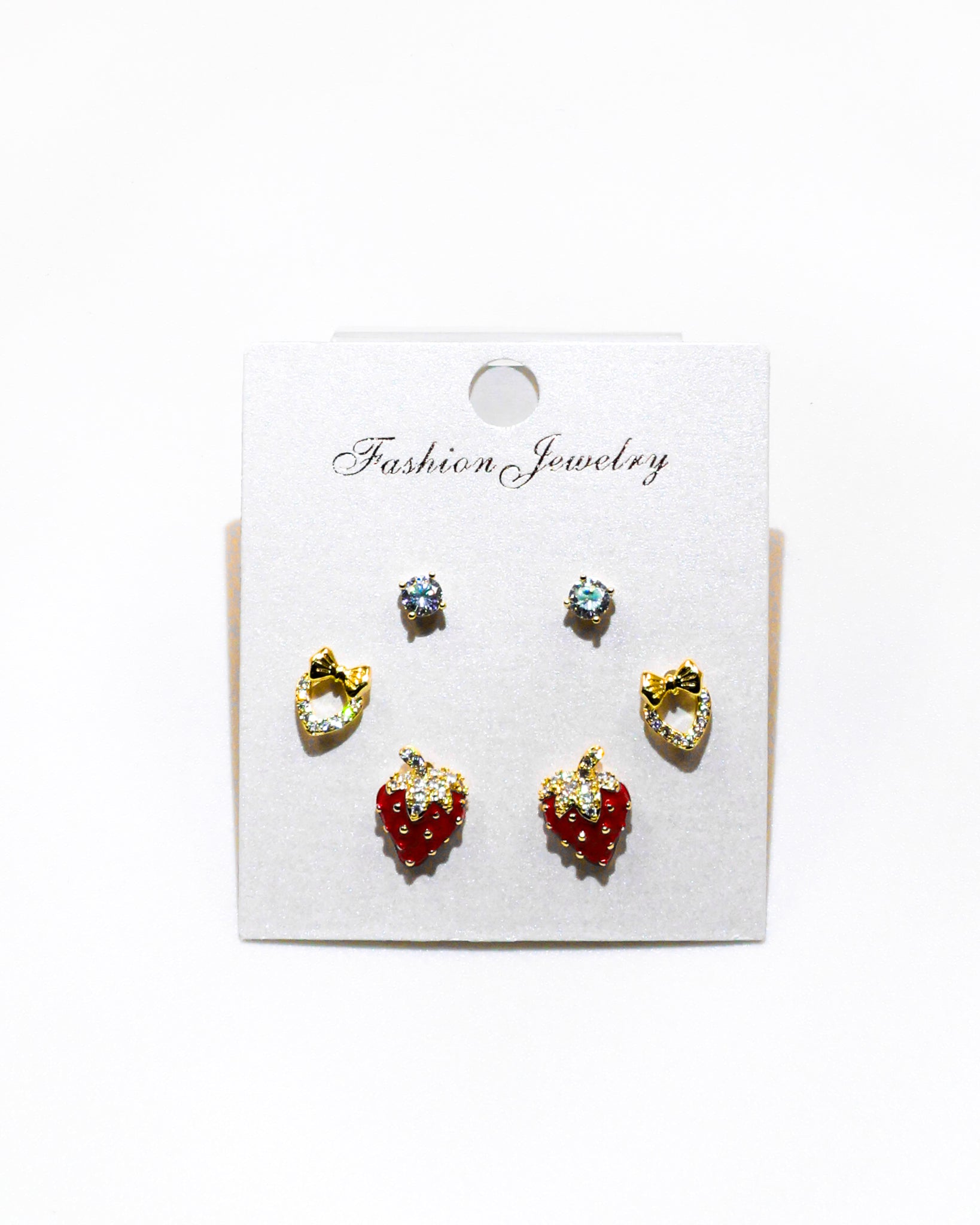 Set Aretes X3 - M5 Oro Laminado