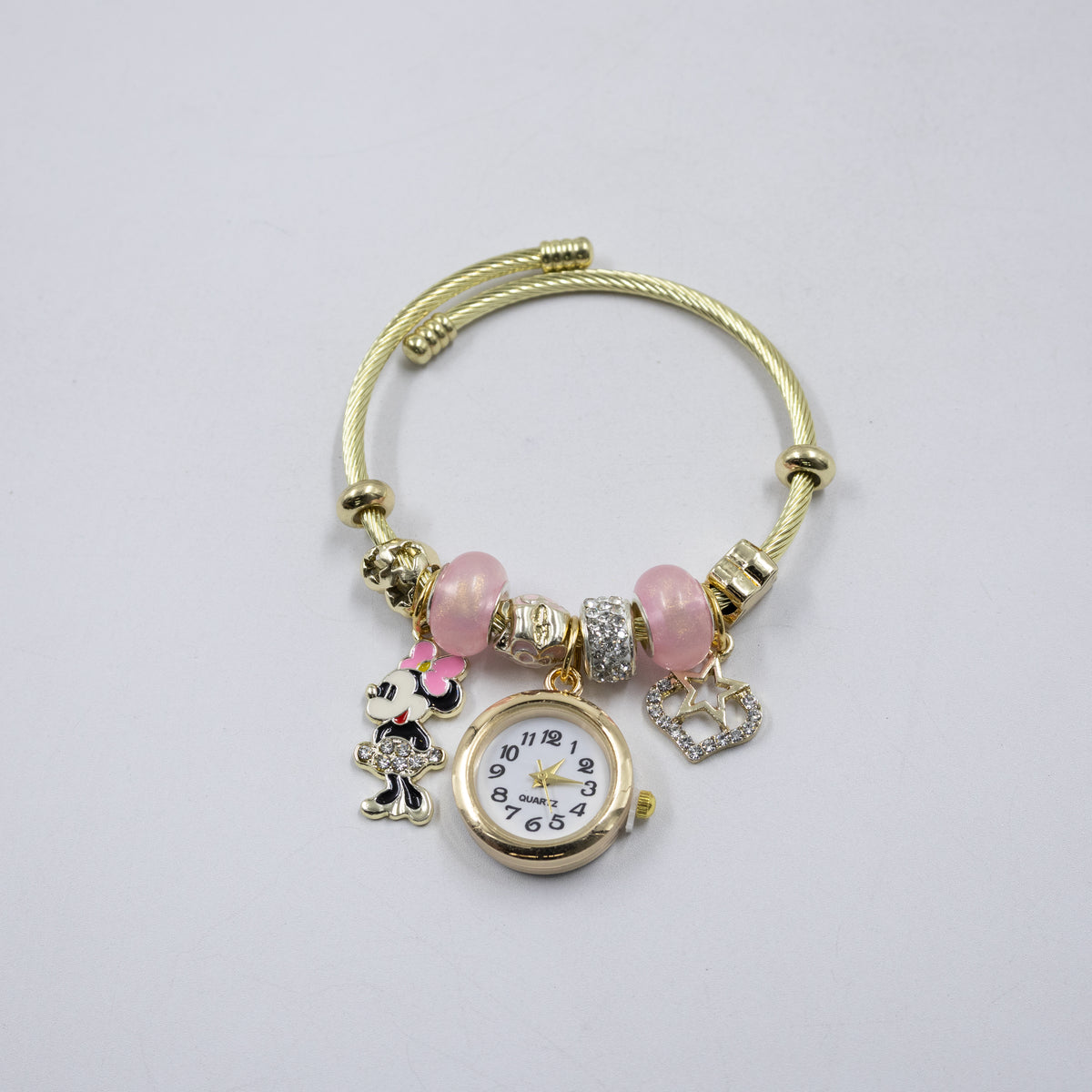 Pulsera tipo Pandora Dorados M20 Oro Laminado