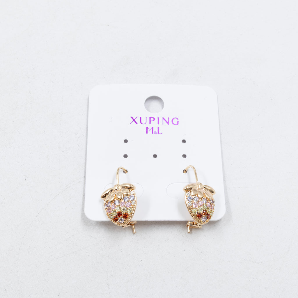 Aretes Xuping Dorados M10 Oro Laminado