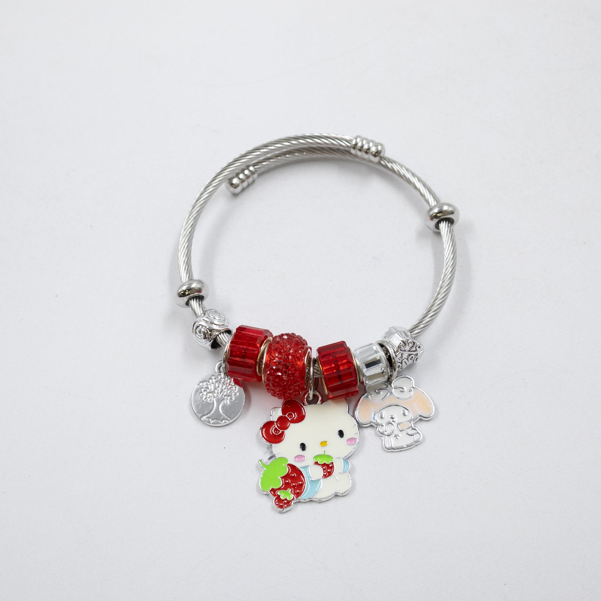 Pulsera tipo Pandora Plateados M1 Oro Laminado