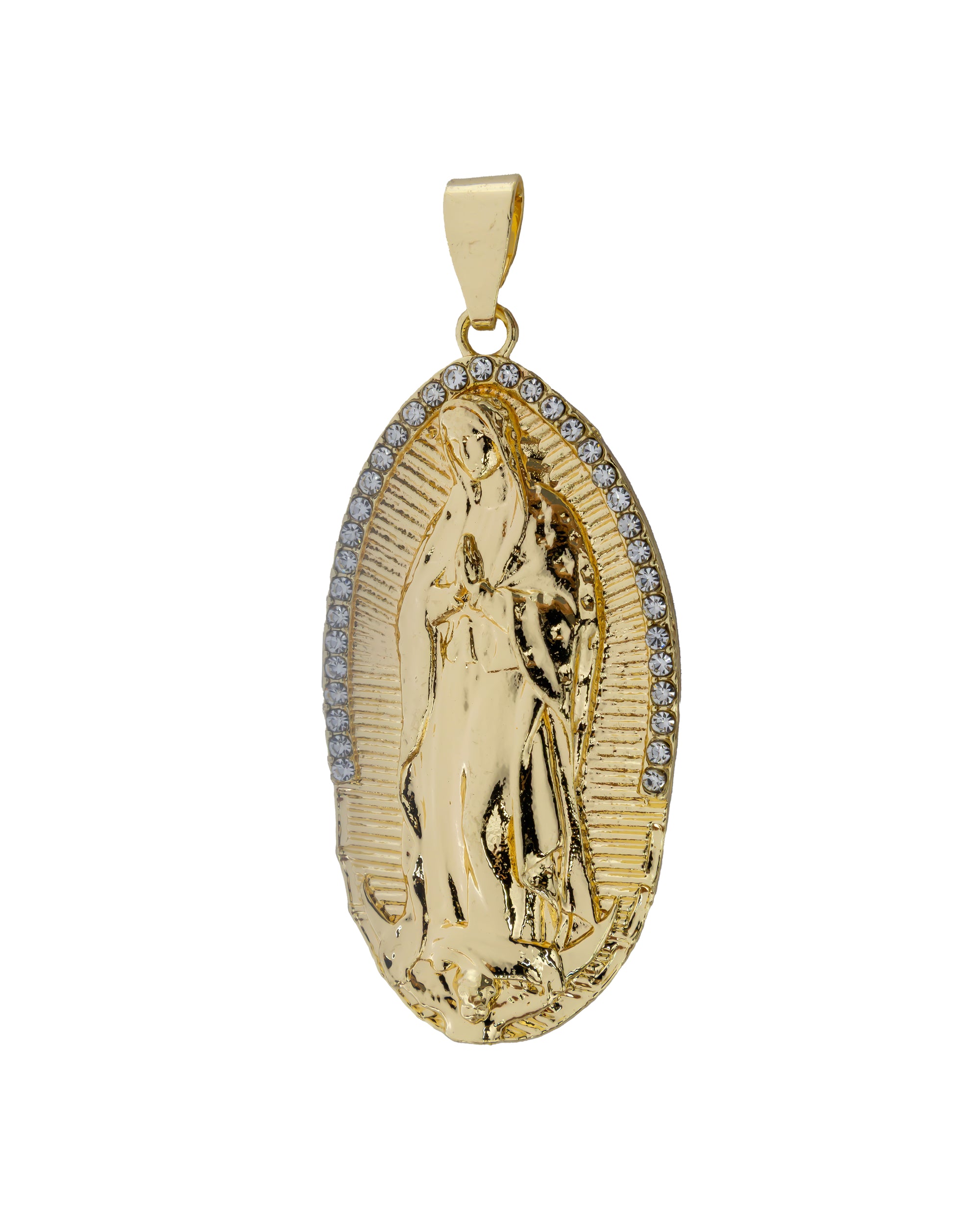 Dije de la Virgen de Guadalupe M92 - Oro Laminado