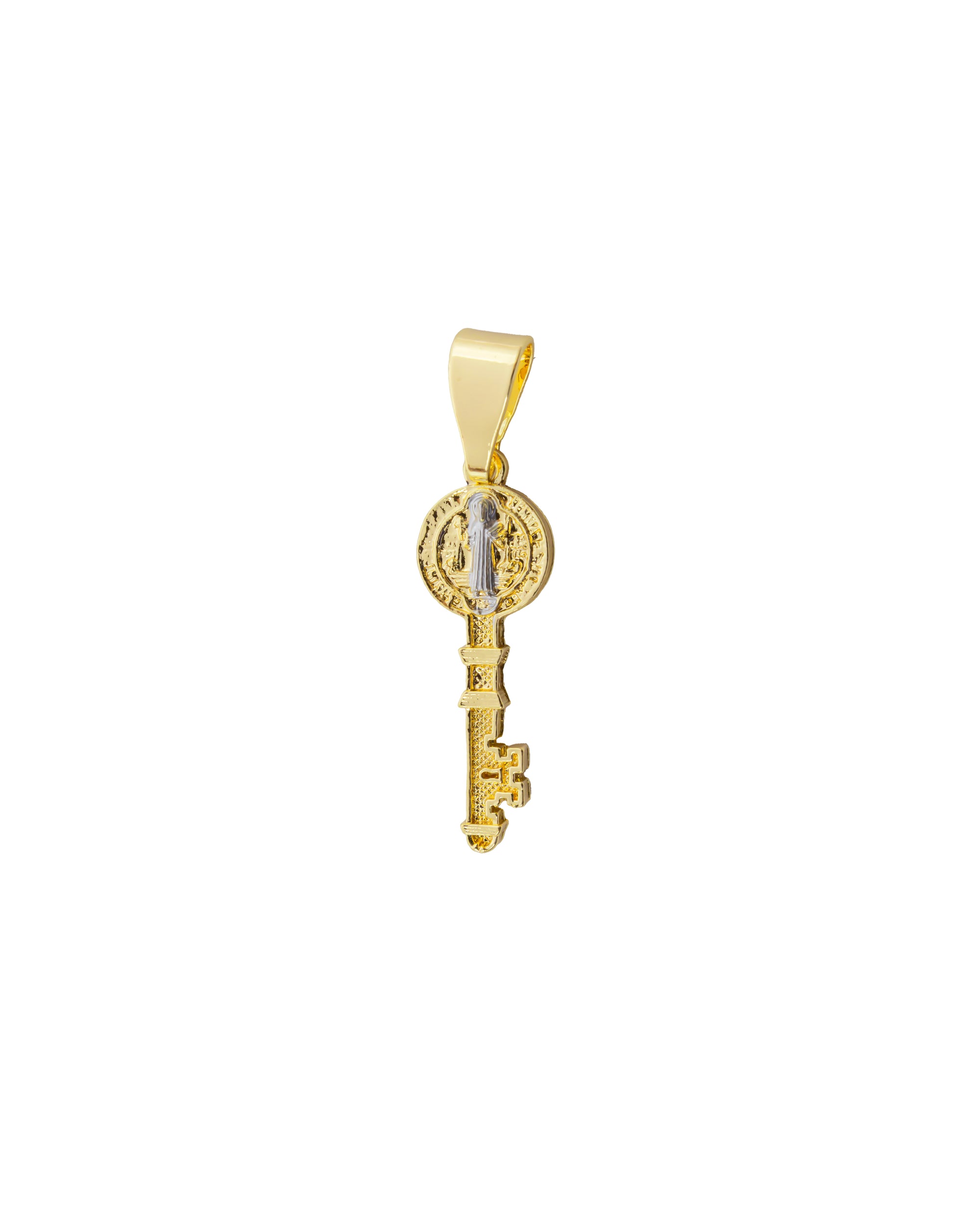 Dije de llave relogiosa M165 - Oro laminado