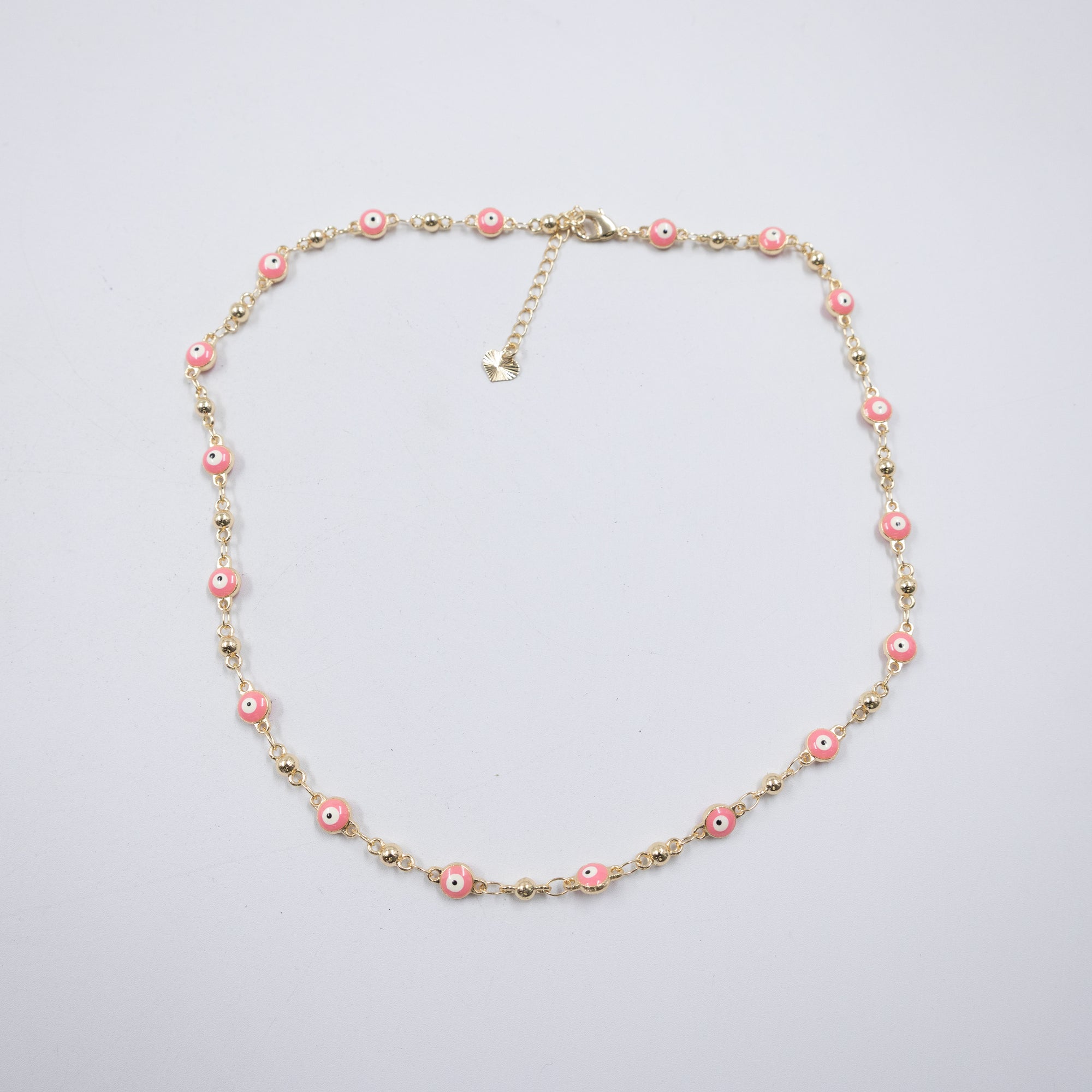 Collar Dorado de Ojo Turco M6 Oro Laminado