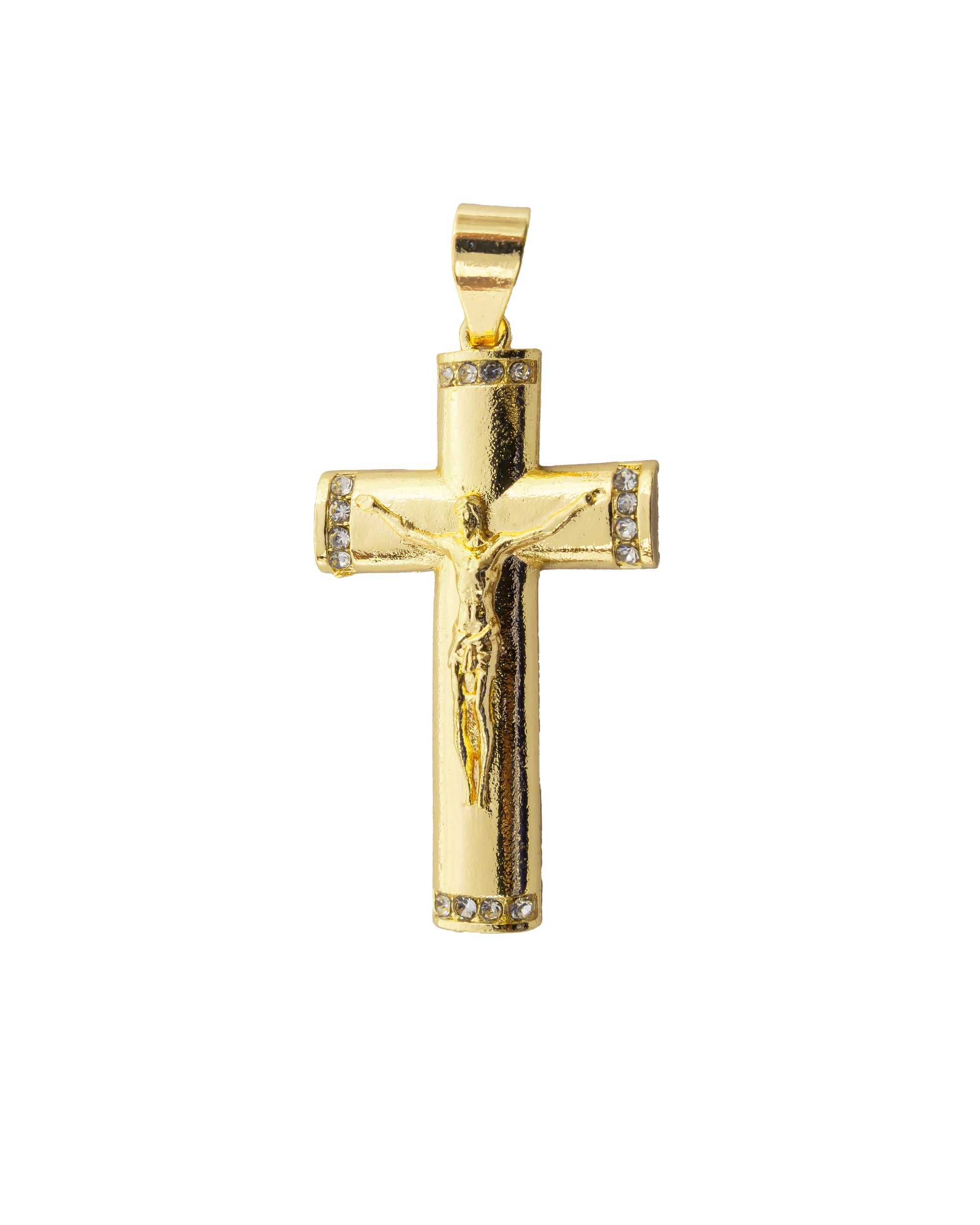 Dije de cristo M166 - Oro laminado
