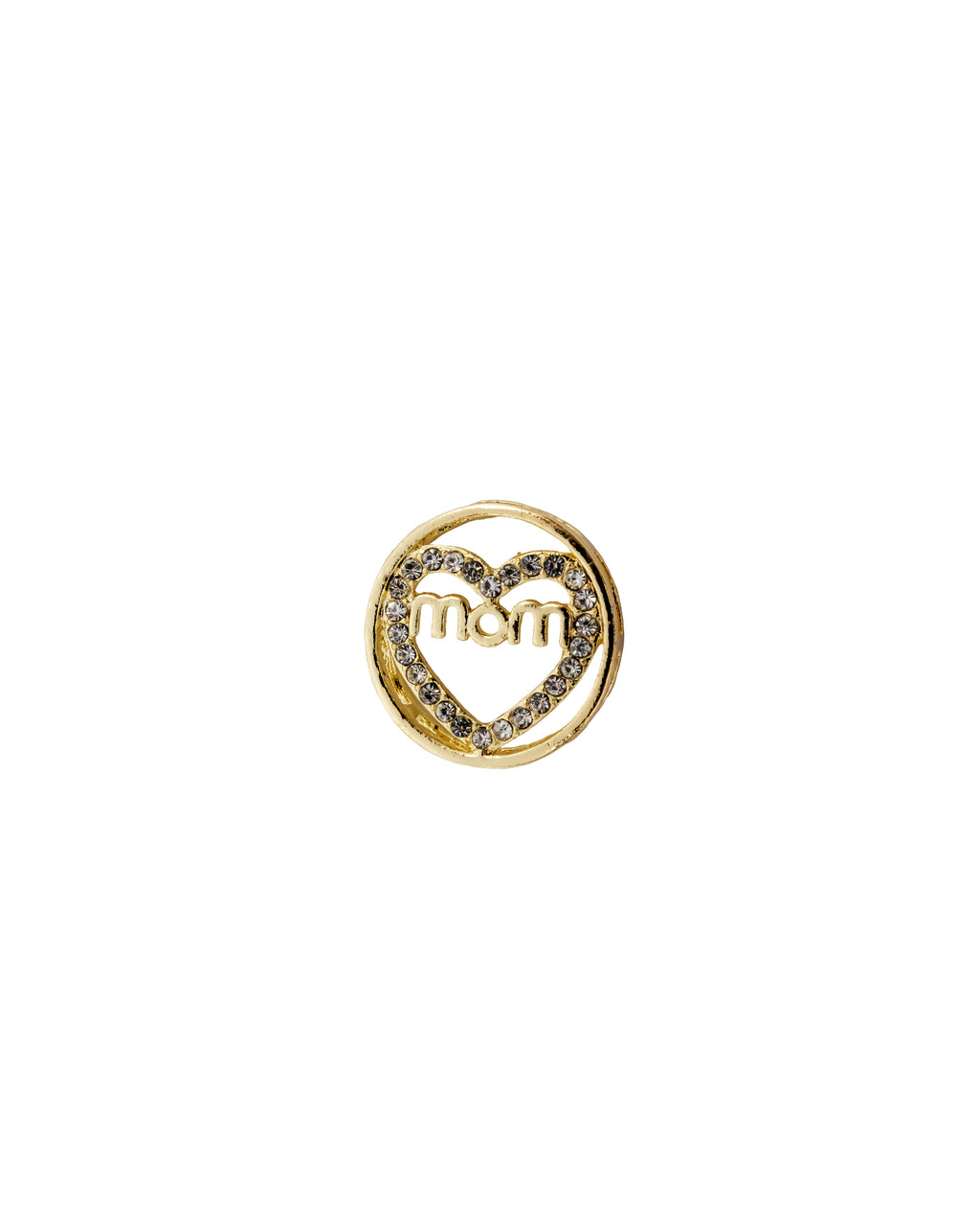 Dije de Corazon Mamá M79 - Oro Laminado