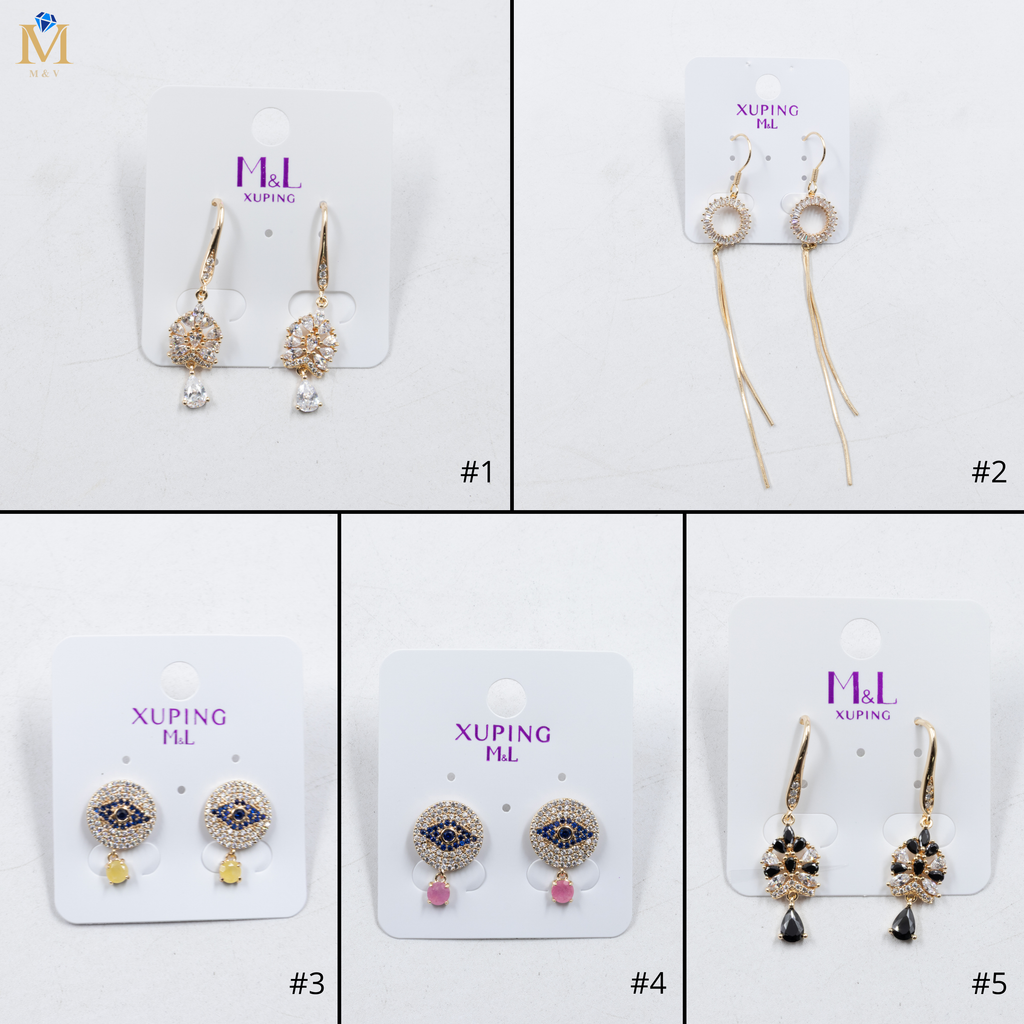 Aretes Xuping Dorados M17 Oro Laminado