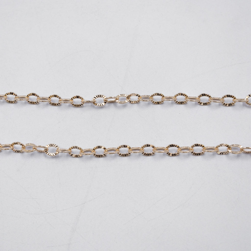 Cadenas Xuping Oro Rosado M3 Oro Laminado