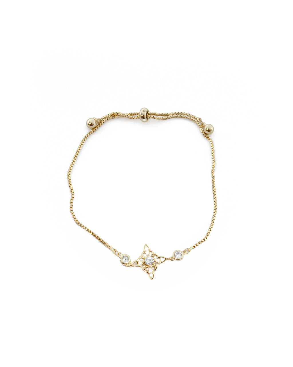 Pulsera Dorada Ansheli M12 - Oro Laminado