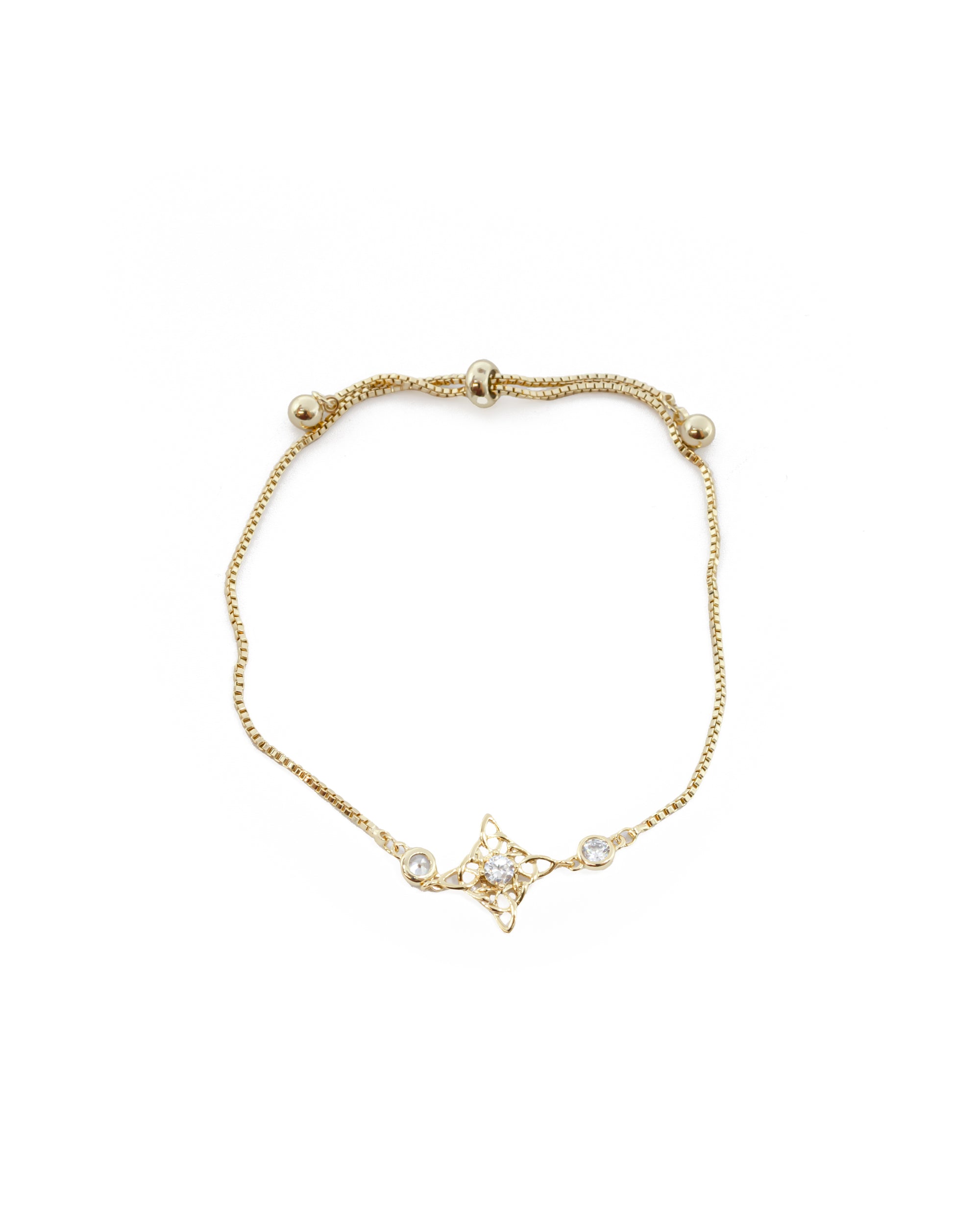 Pulsera Dorada Ansheli M12 - Oro Laminado