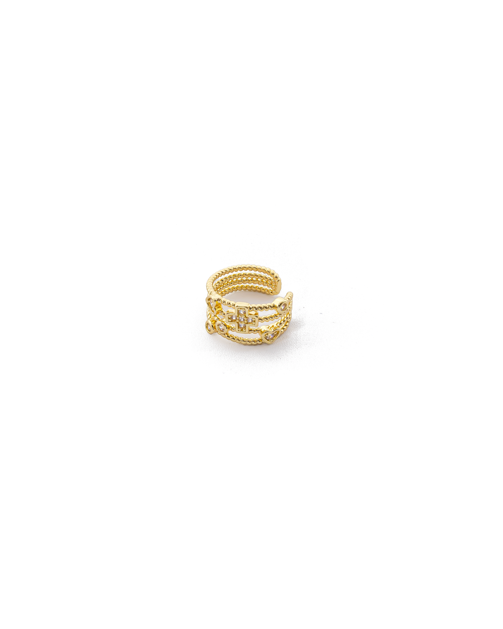 Aretes Simulador Dorados M5 Oro Laminado