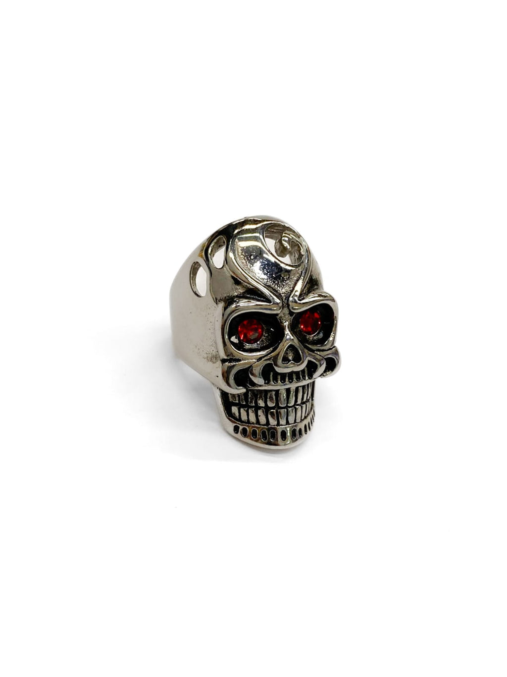 Anillo Calavera Dorado y Plateado Acero Inoxidable M20