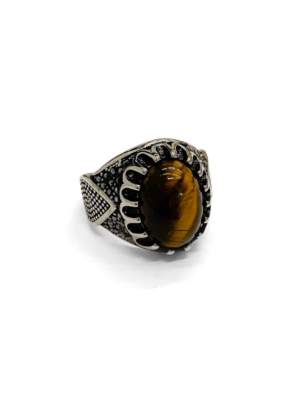 Anillo Dorado y Plateado Acero Inoxidable M21