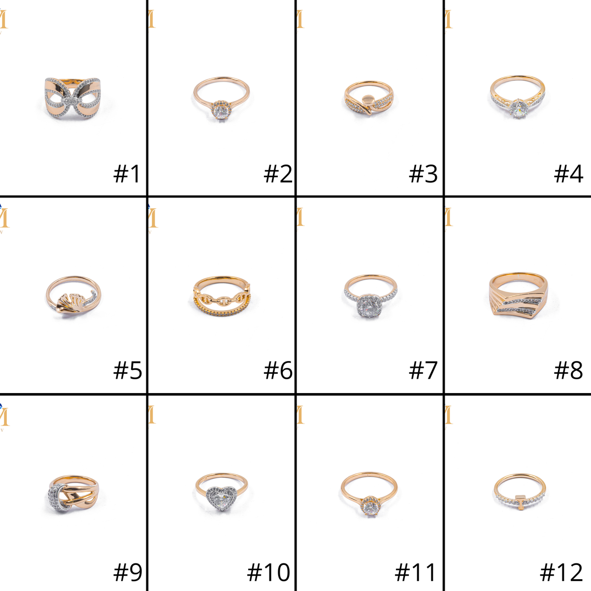 [12/SEPTIEMBRE/26] Anillo XUPING Oro Rosado M5 Oro Laminado