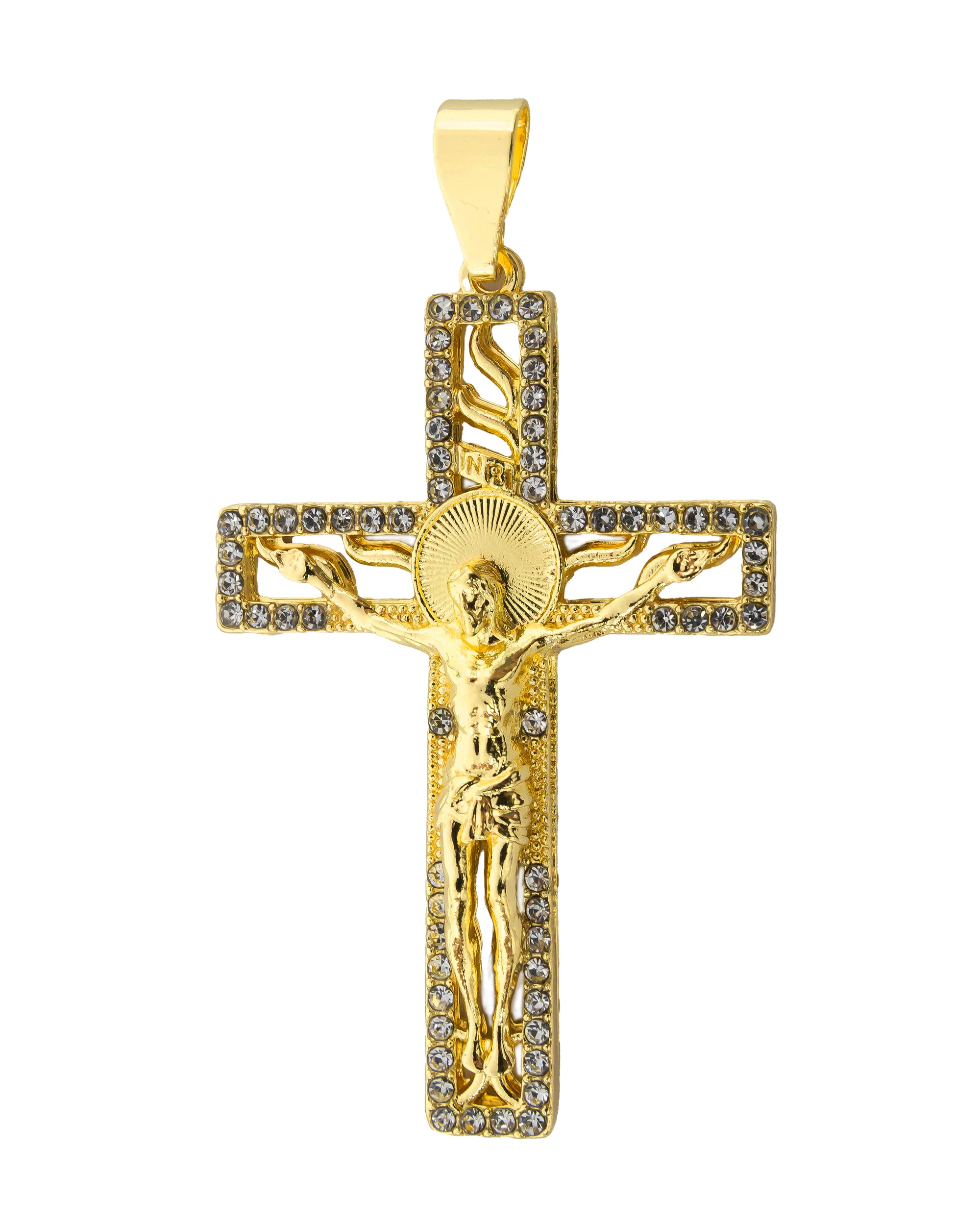 Dije de Cristo M75- Oro Laminado