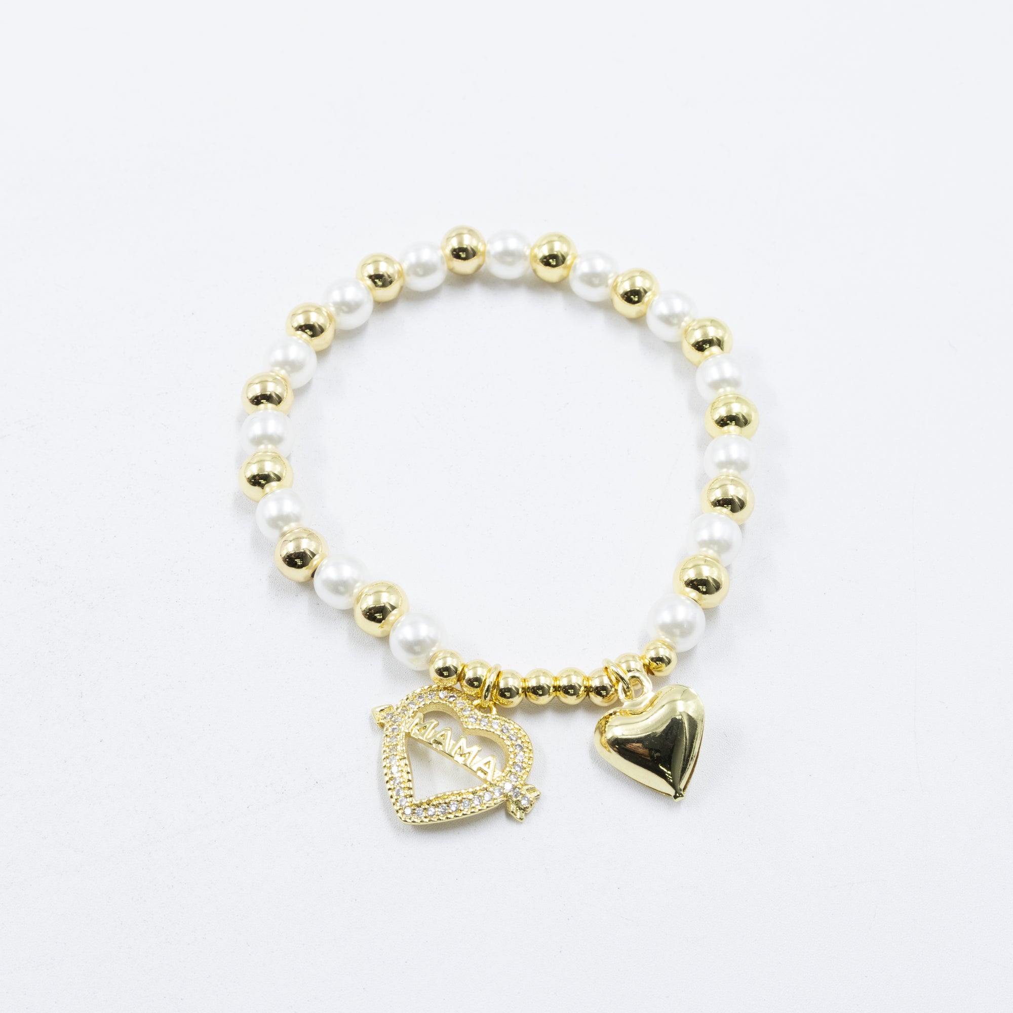 Pulsera con dije de Mamá M6 Oro Laminado 05/03/26