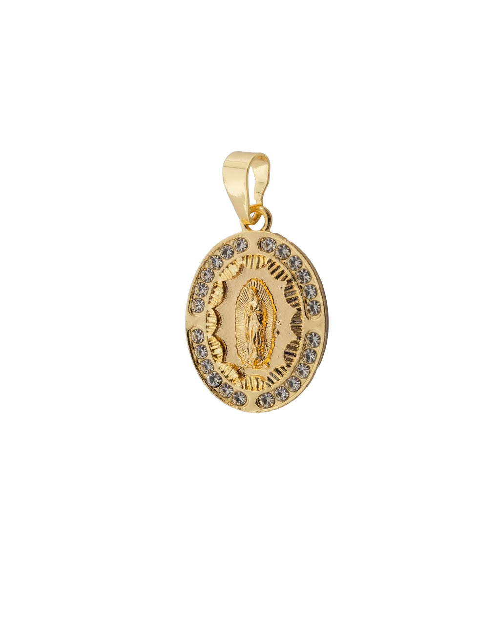 Dije de la virgen de guadalupe M177 - Oro laminado