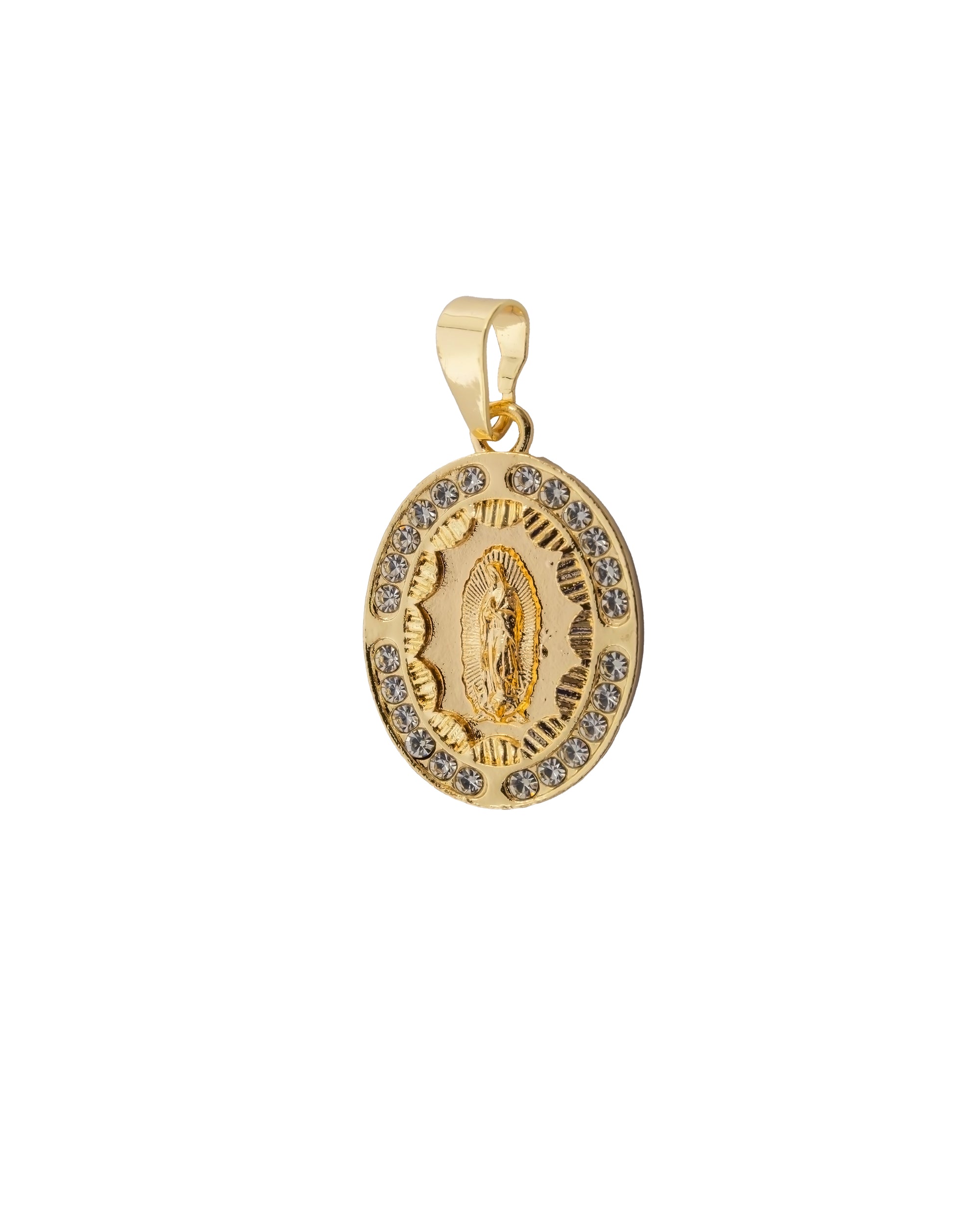Dije de la virgen de guadalupe M177 - Oro laminado