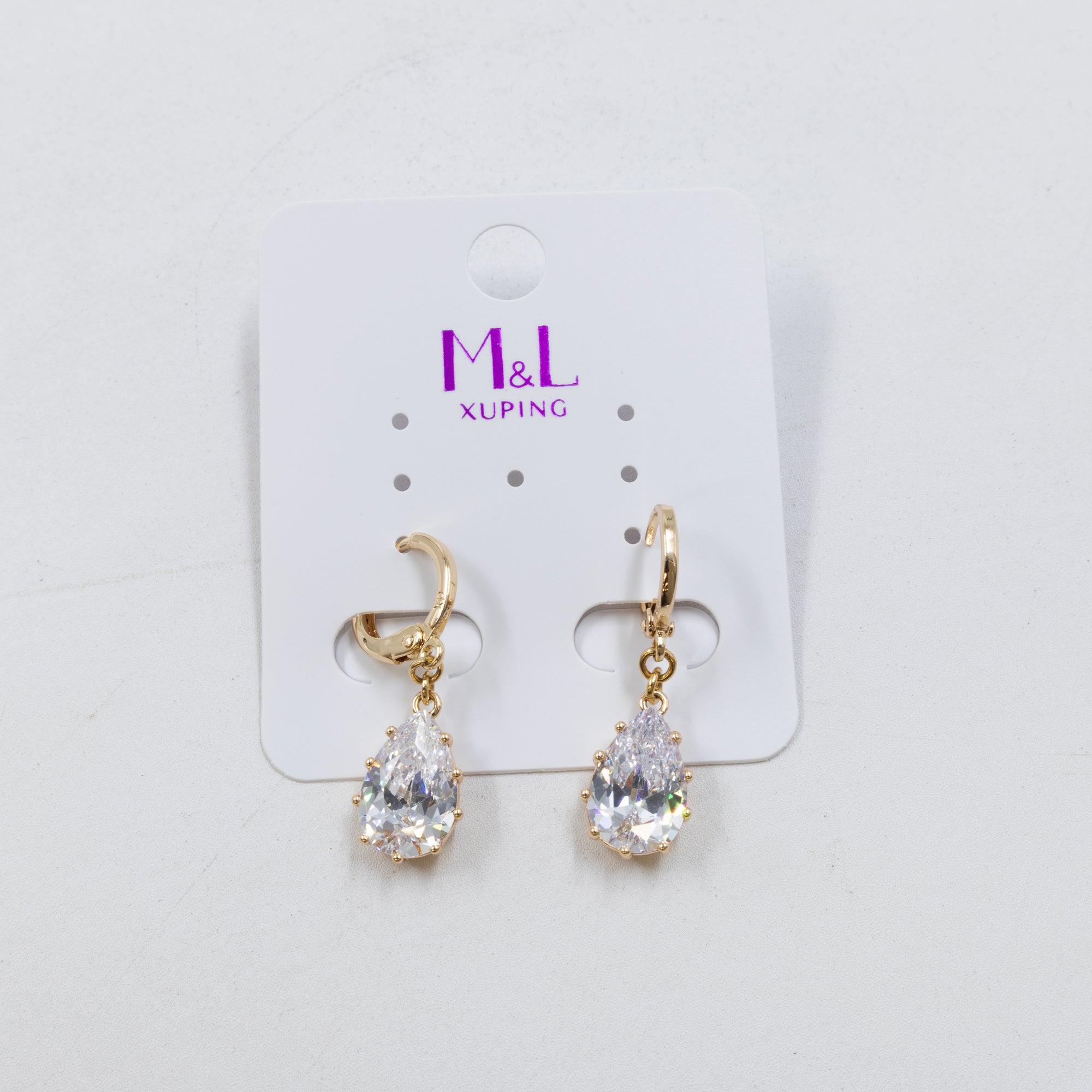 Aretes Dorados Xuping de Aro M12 Oro Laminado