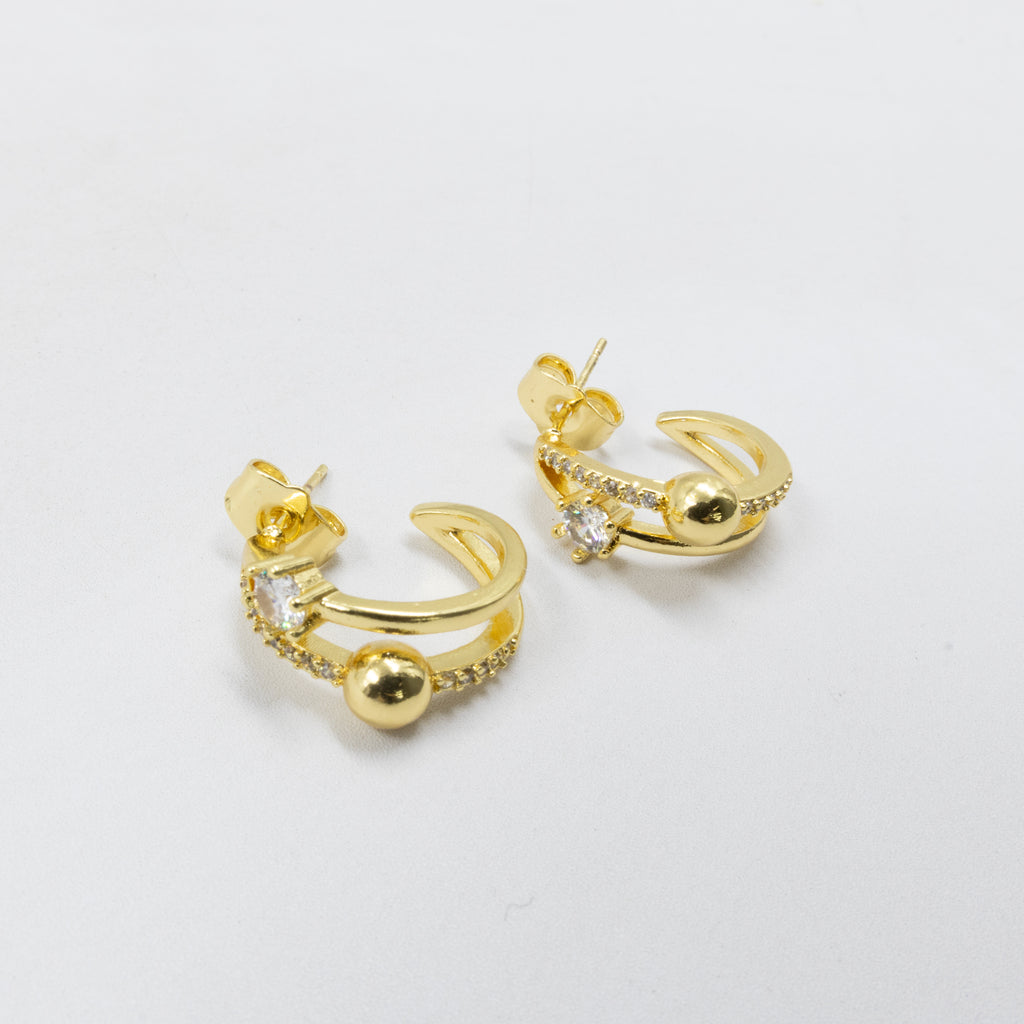 Aretes Dorados Caja 2 01/06/26  M1 Oro Laminado