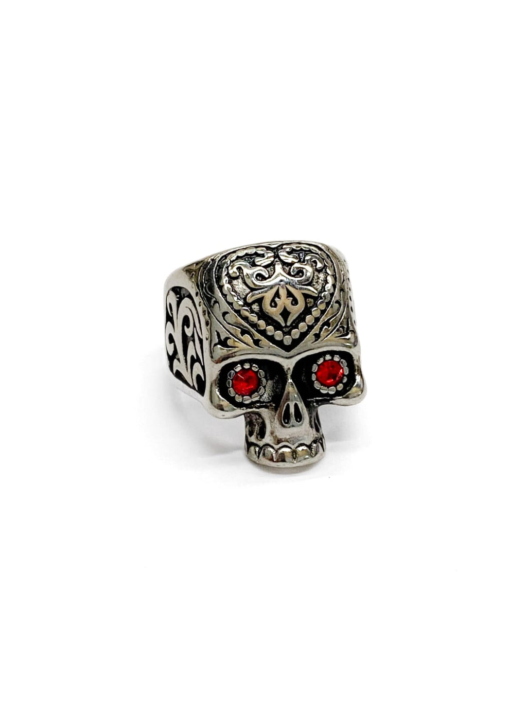 Anillo Calavera Dorado y Plateado Acero Inoxidable M20