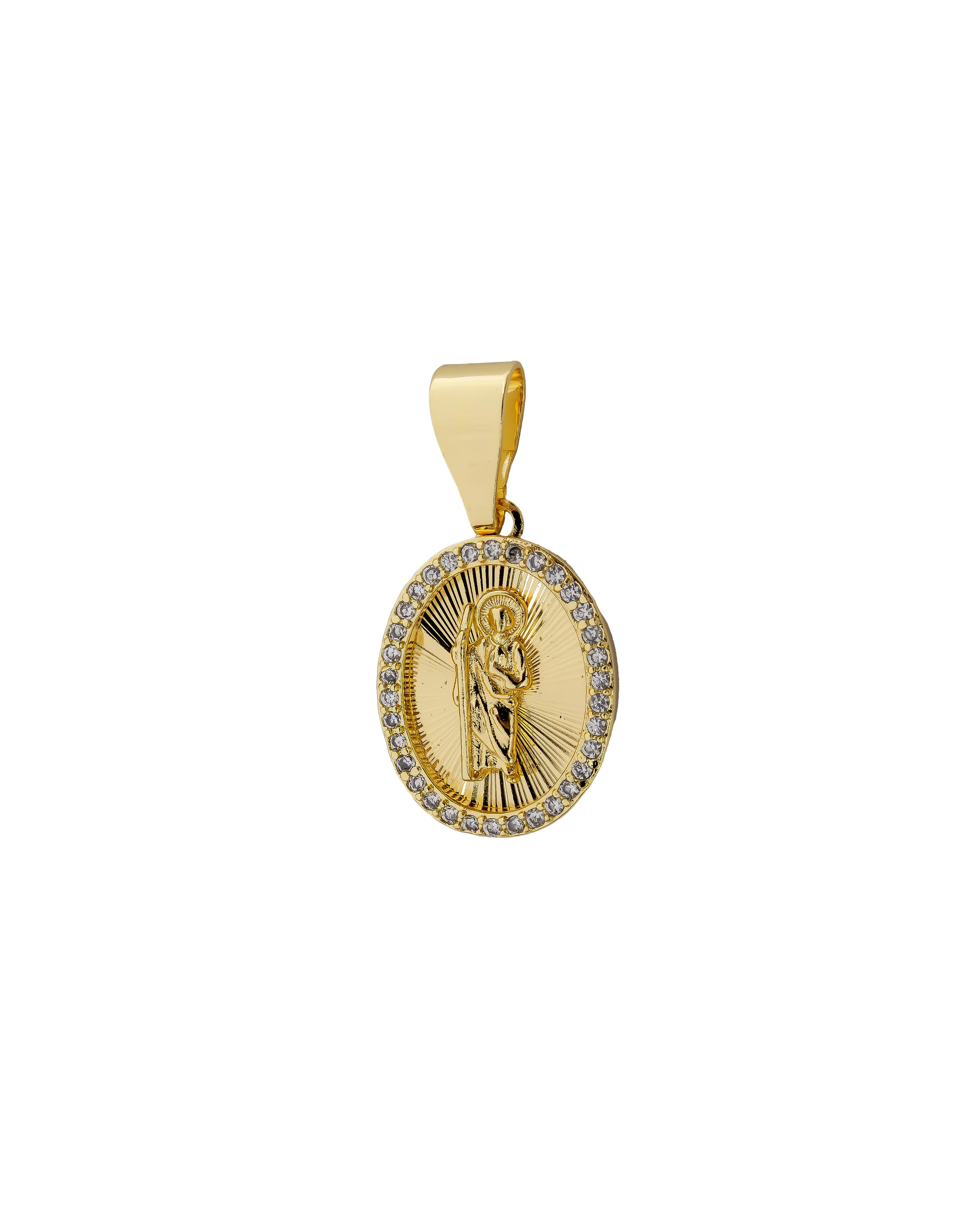Dije de San Judas Tadeo M76- Oro Laminado