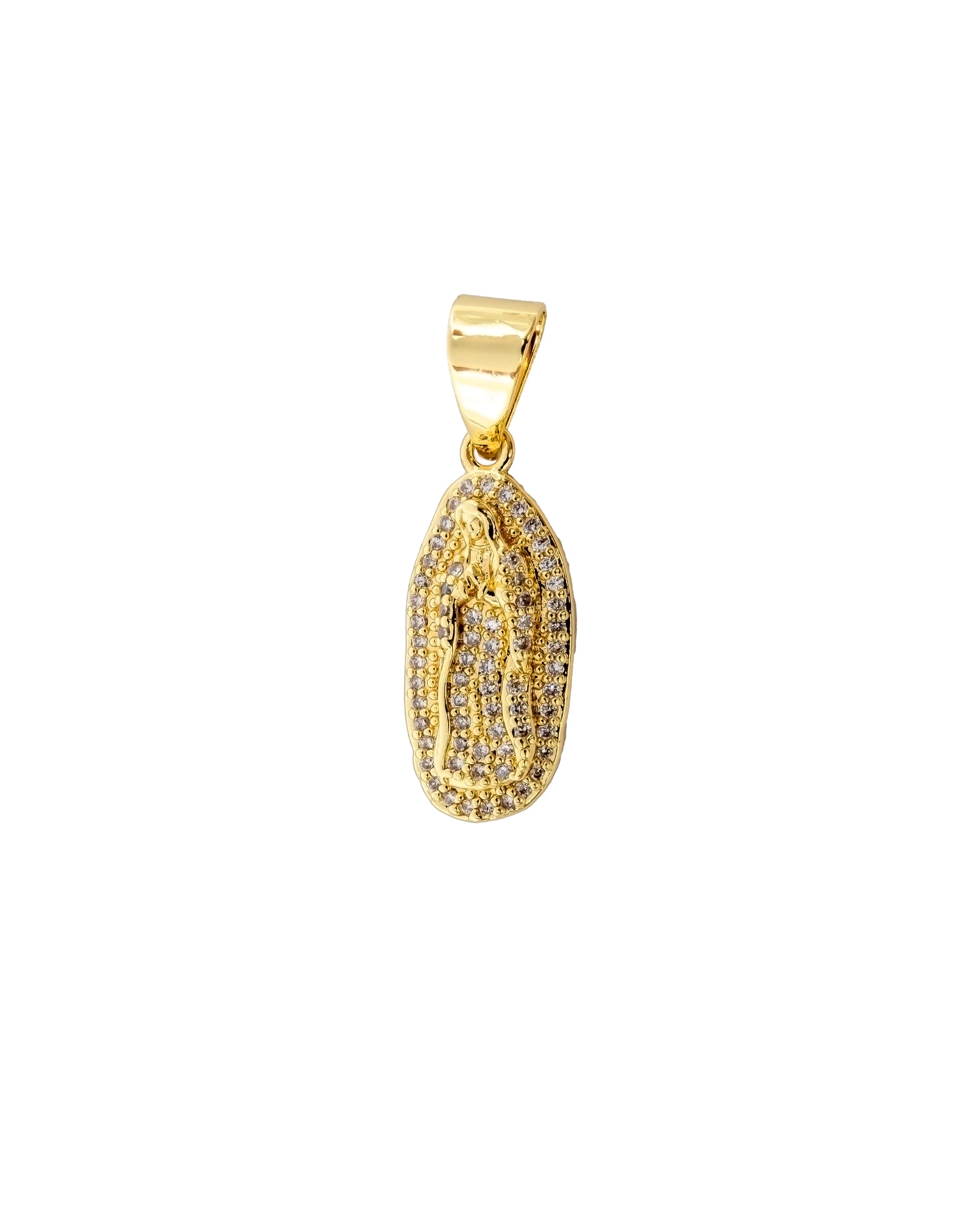 Dije de la Virgen de Guadalupe M43 - Oro Laminado