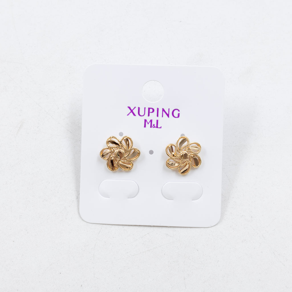 Aretes Xuping Dorados M2 Oro Laminado