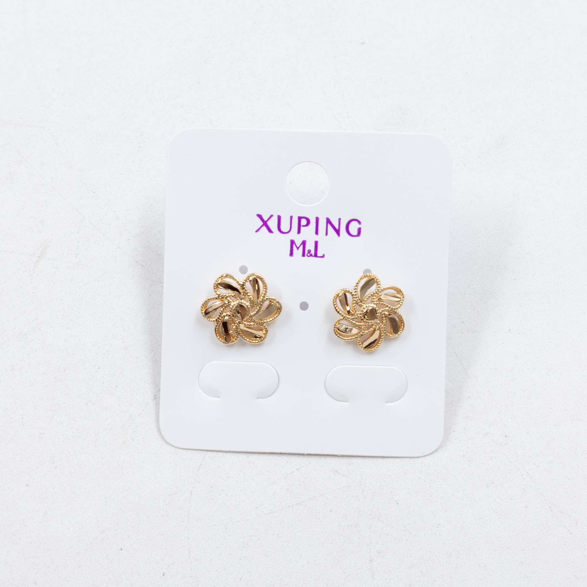 Aretes Xuping Dorados M2 Oro Laminado