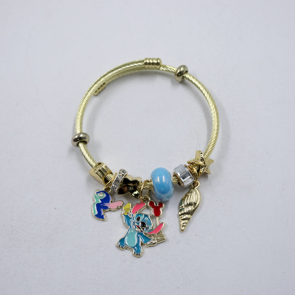 Pulsera tipo Pandora M11 Oro Laminado