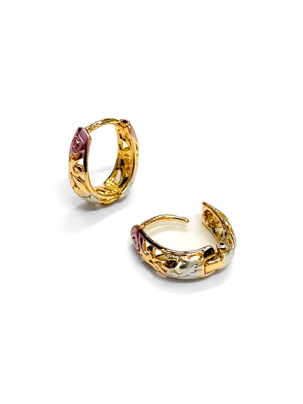 ARETES HUGGIES M15 - ORO LAMINADO