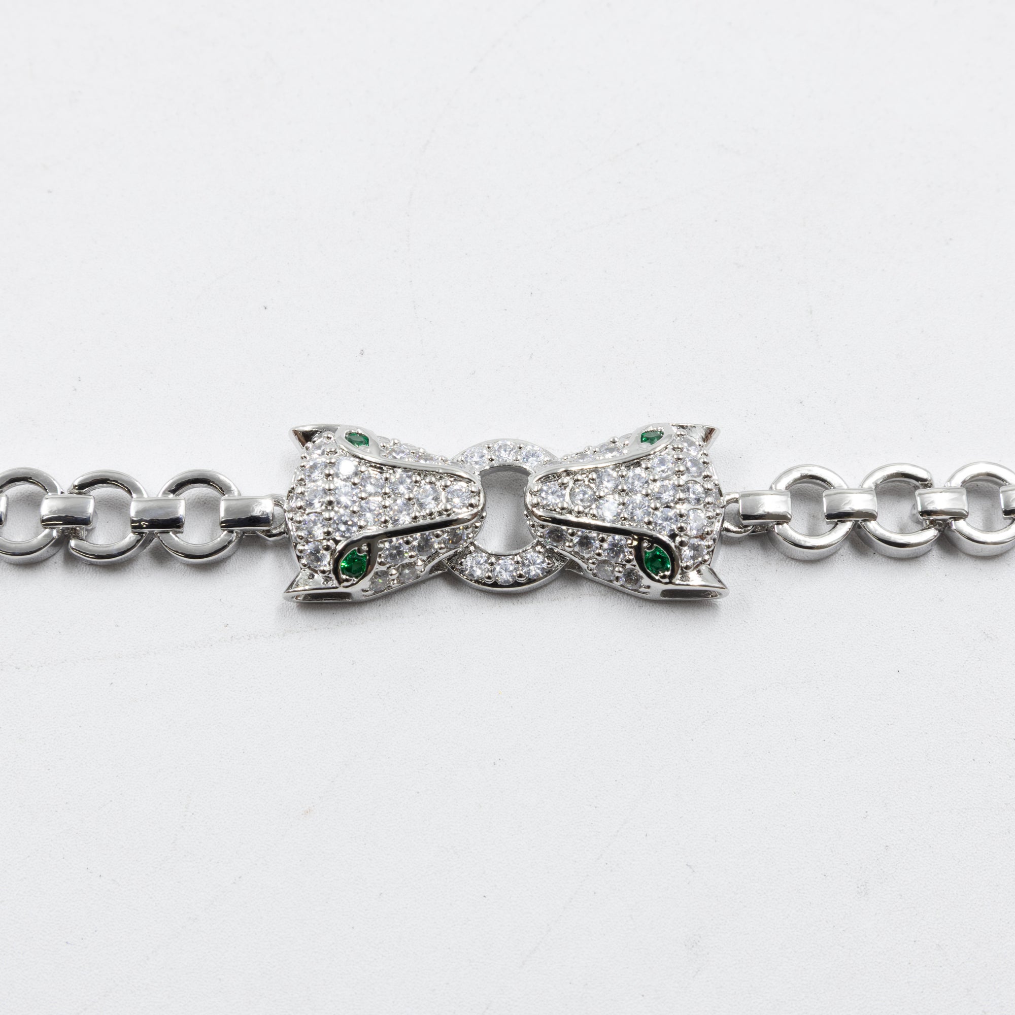 Pulseras Plateadas con Piedras M1 Oro Laminado