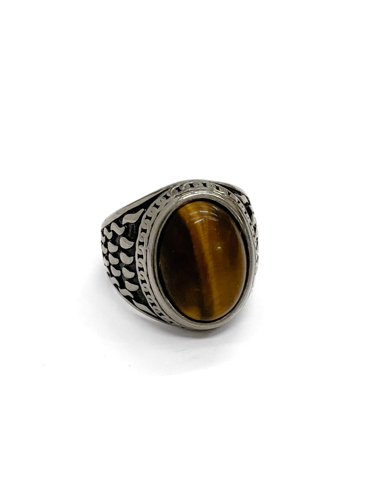 Anillo Dorado y Plateado Acero Inoxidable M21