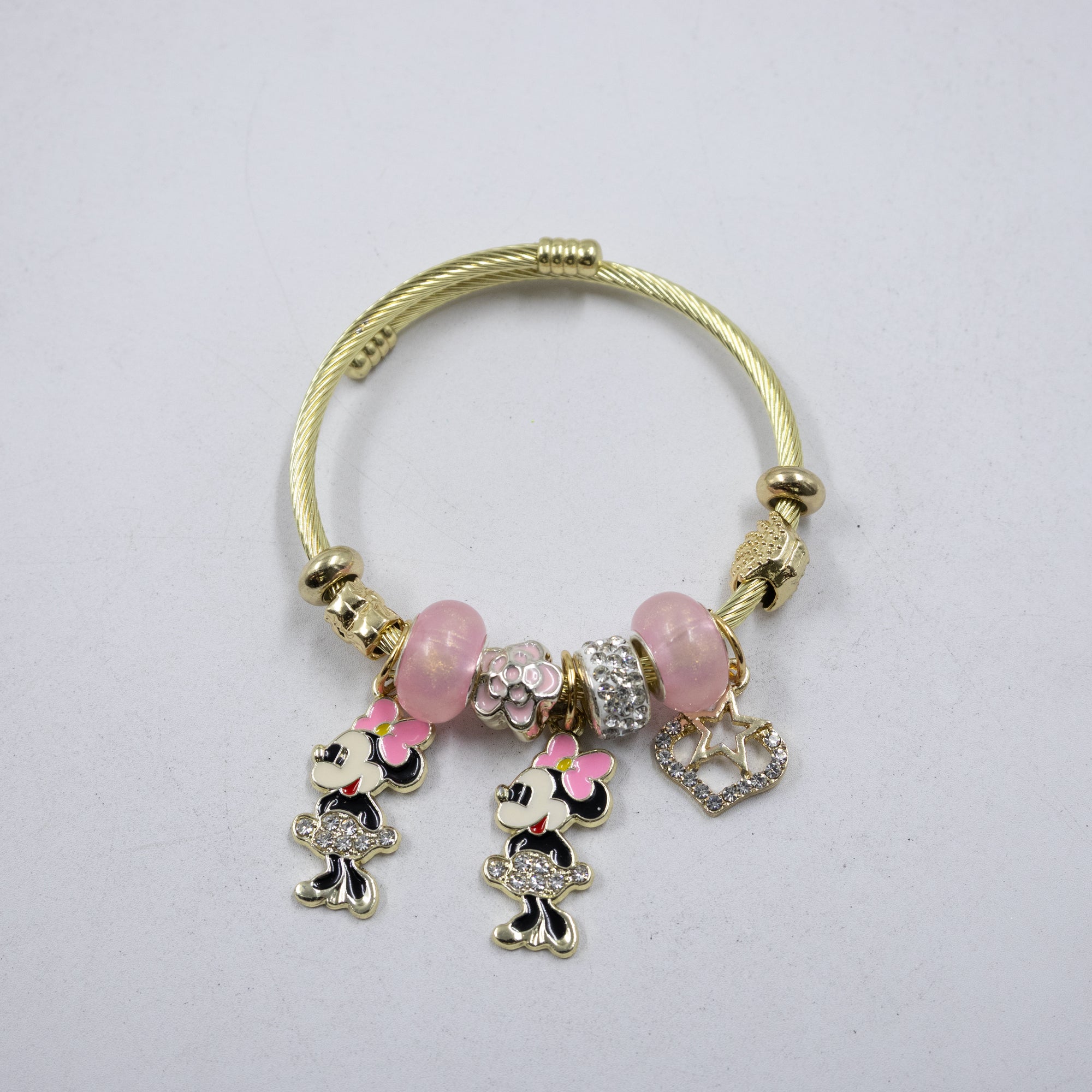 Pulsera tipo Pandora M8 Oro Laminado