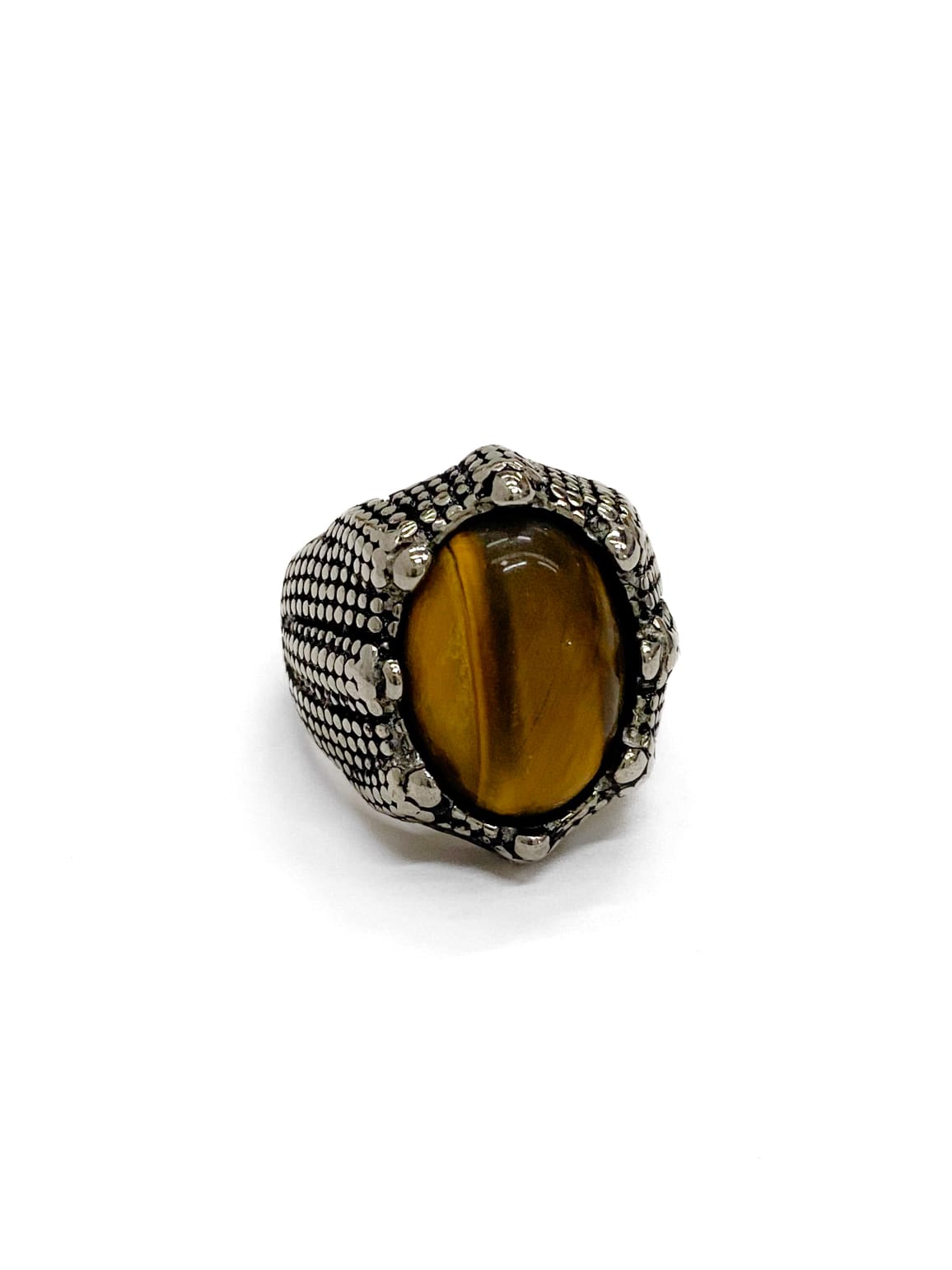 Anillo Dorado y Plateado Acero Inoxidable M21