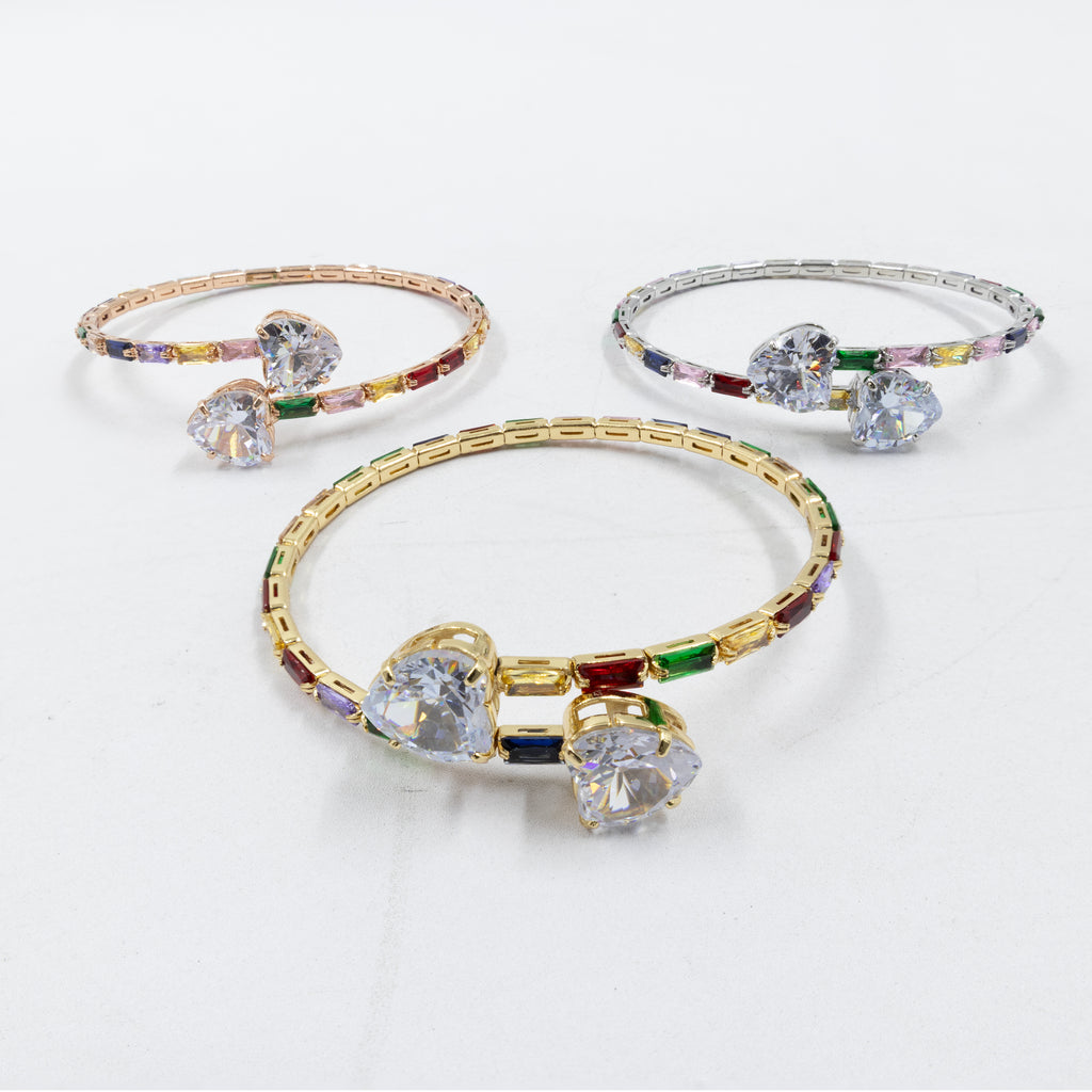 Pulseras Ajustables de tres colores M1 Oro Laminado