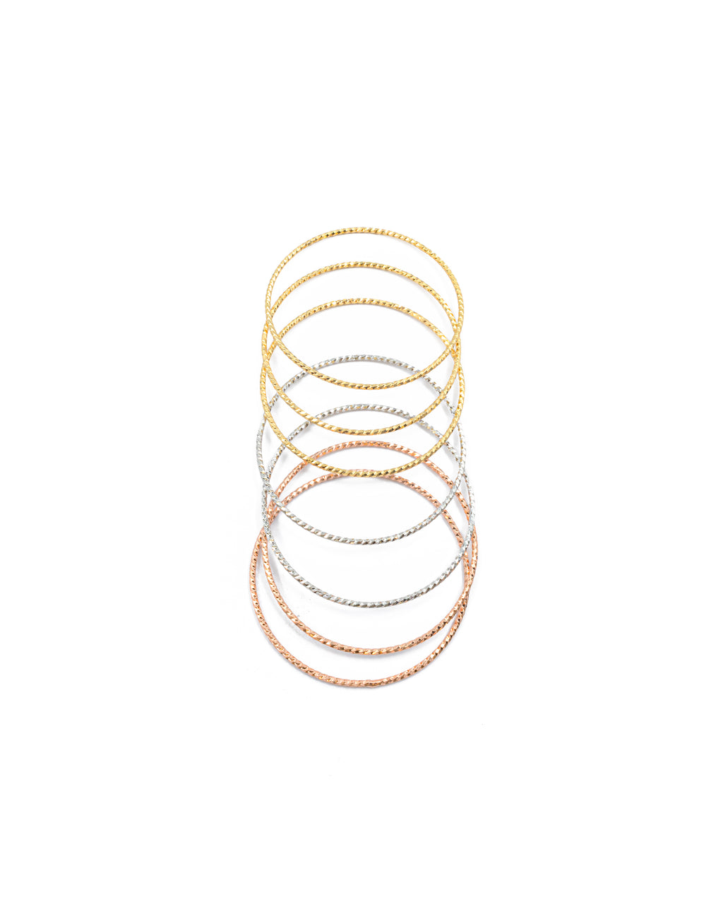 Pulseras de 3 colores M1 Oro Laminado