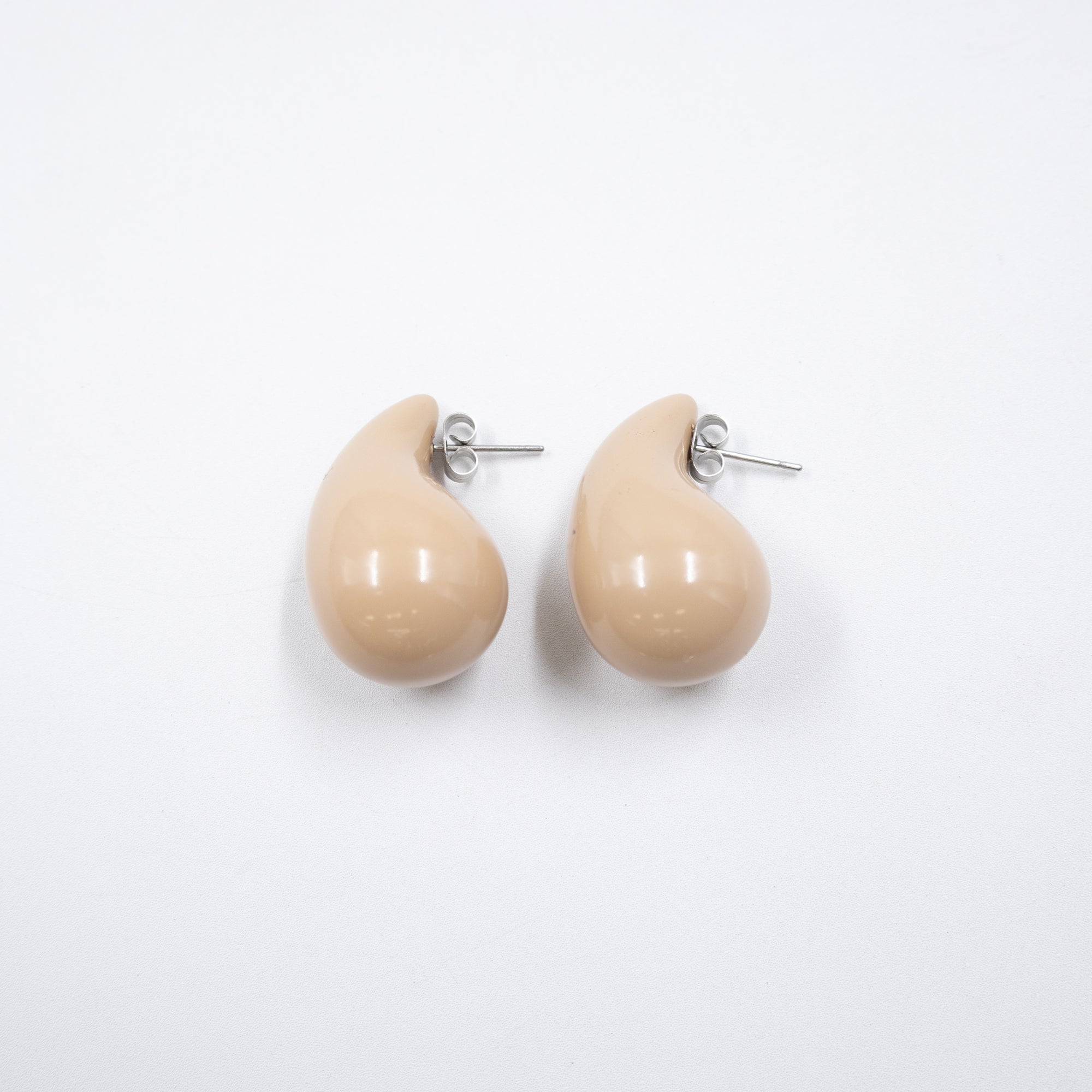Aretes Medianos de colores M4 Oro Laminado