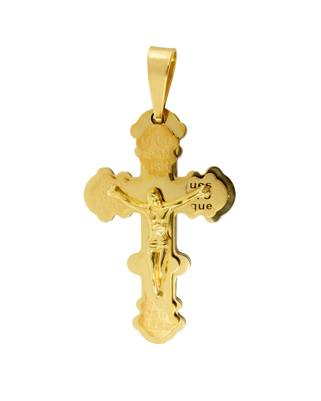 Dije de Cuz M89 - Oro Laminado