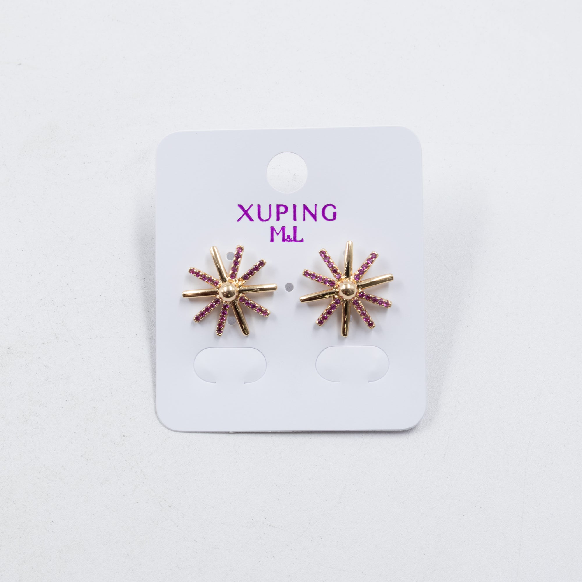 Aretes Xuping Dorados M7 Oro Laminado