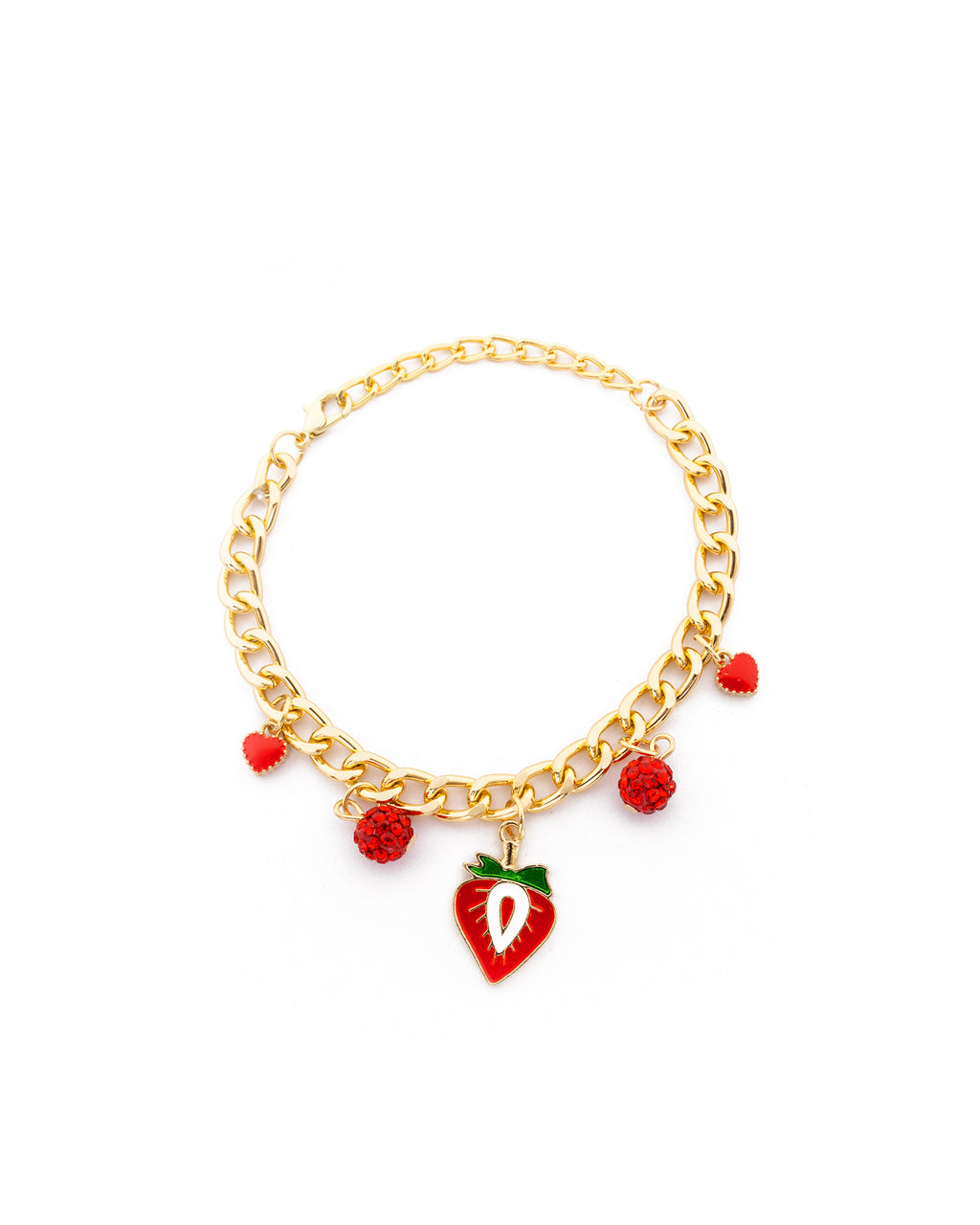 PULSERA DE CEREZA M6 ORO LAMINADO