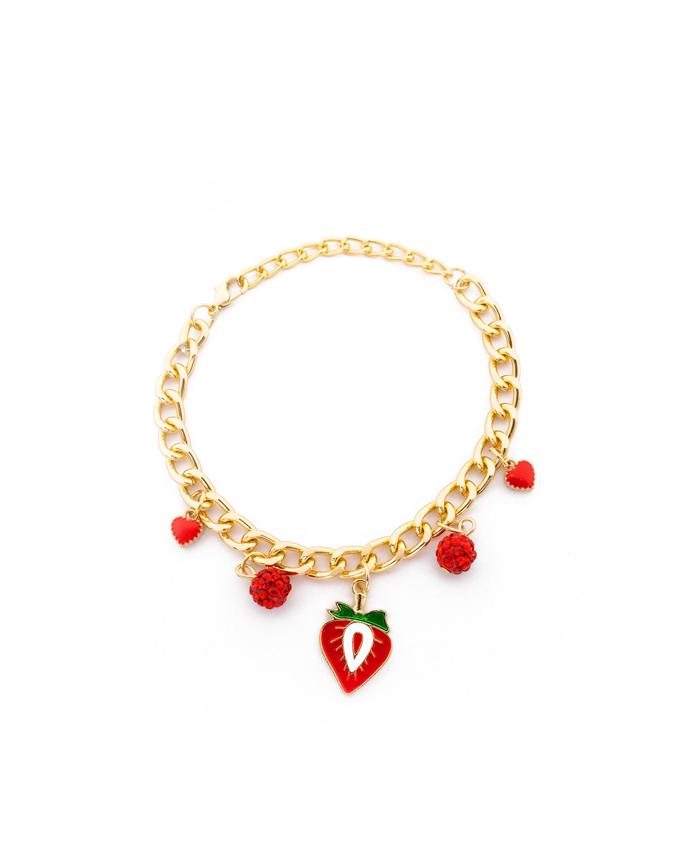 PULSERA DE CEREZA M6 ORO LAMINADO
